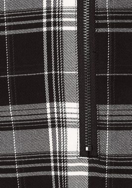 Aniston CASUAL Faltenrock mit Zierreißverschluss im Vorderteil