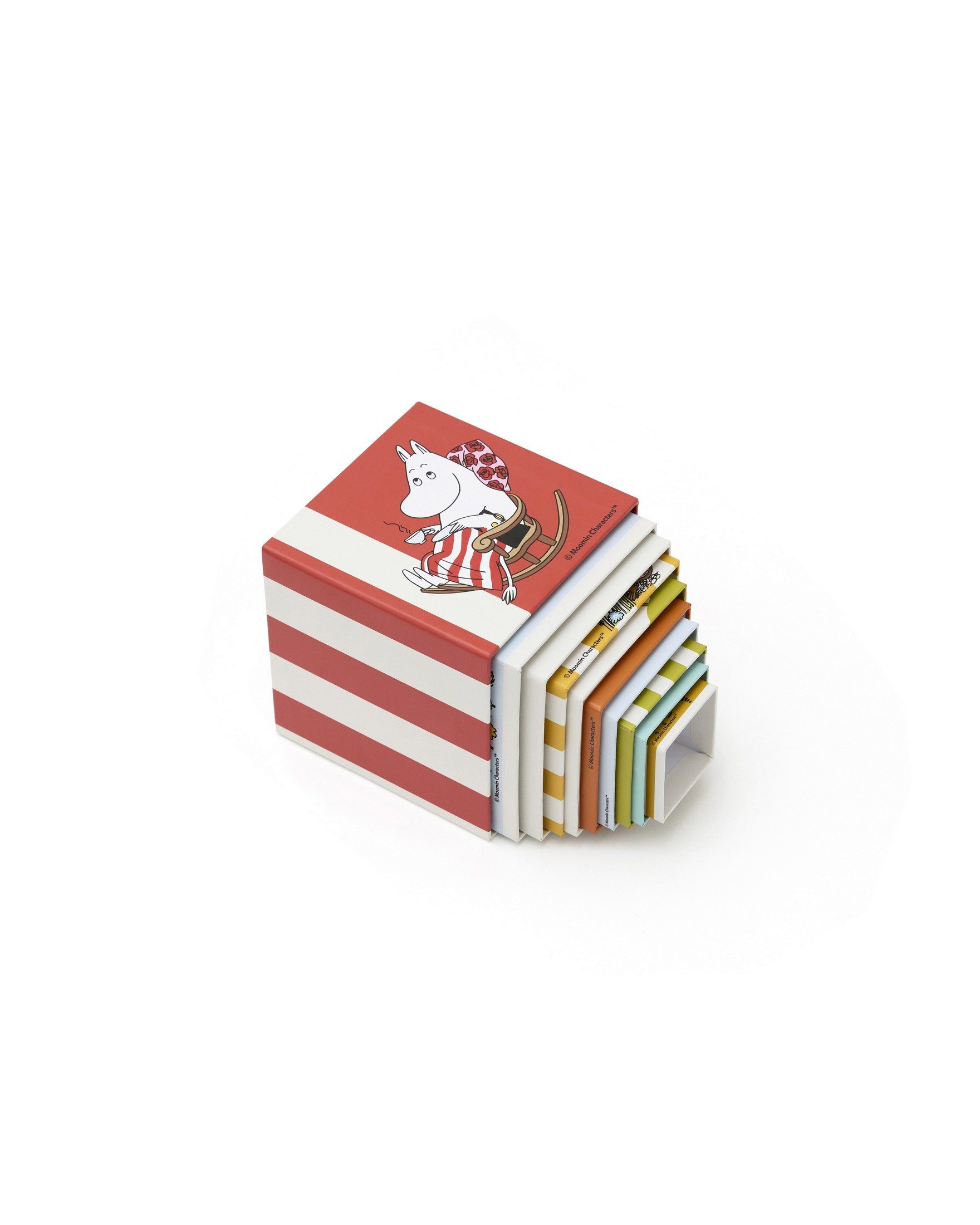 Kids Concept Stapelspielzeug Kids Concept - Stapelwürfel Mumin 10-teilig, (10-tlg), Liznezprodukt