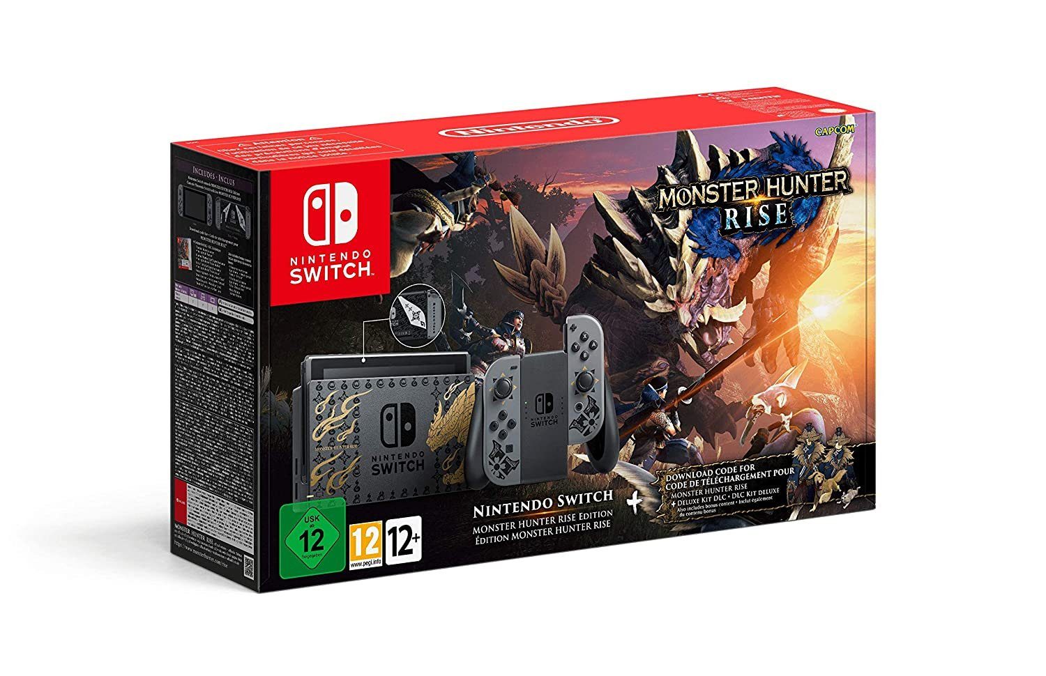 Switch Konsole Monster Hunter Rise Edition Zubehör Nintendo