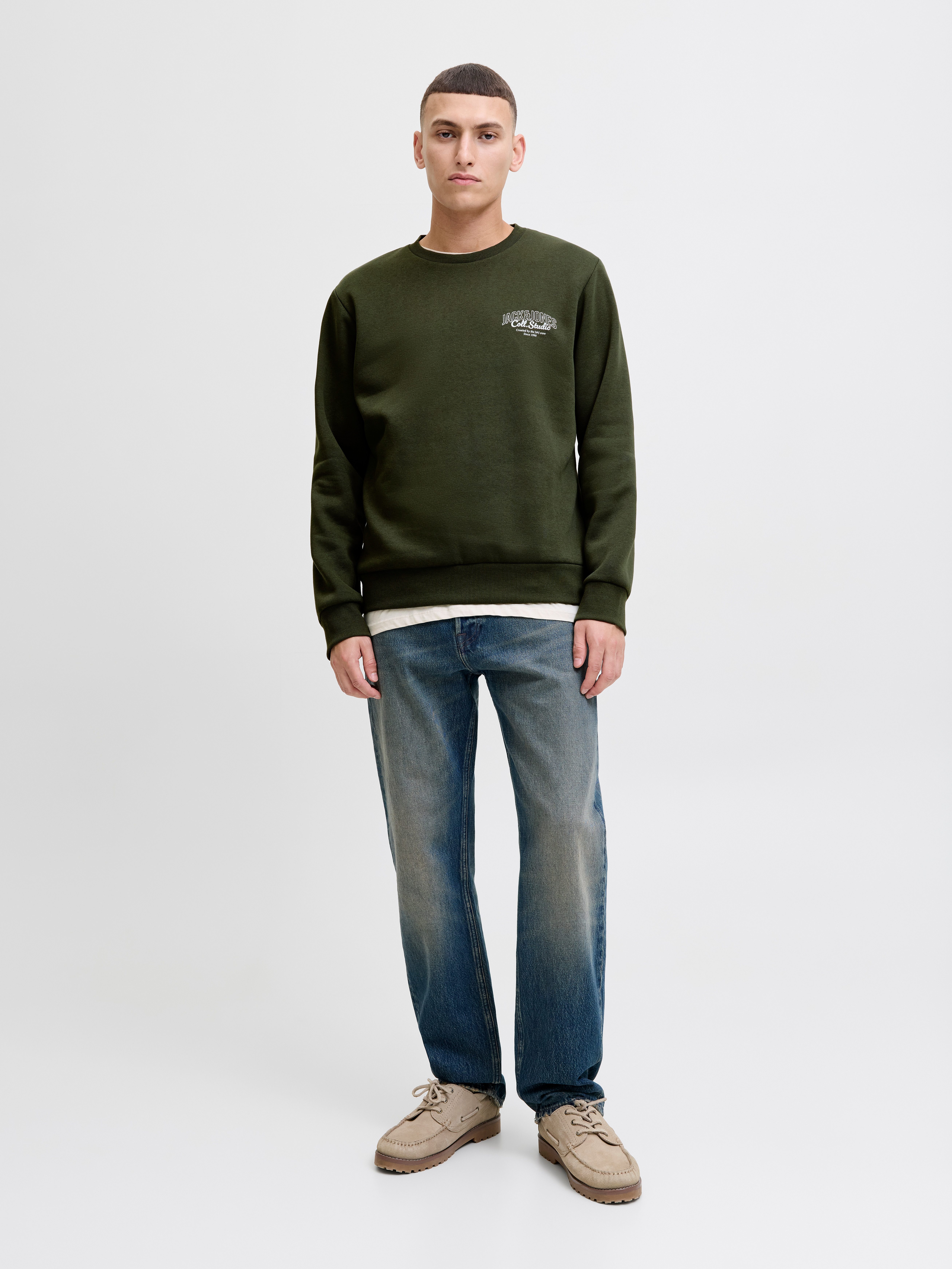 Jack & Jones Sweatshirt JJMAKOTO SWEAT CREW NECK – Bild 4 von 5