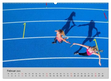 CALVENDO Wandkalender Momente des Sport (Premium, hochwertiger DIN A2 Wandkalender 2023, Kunstdruck in Hochglanz)