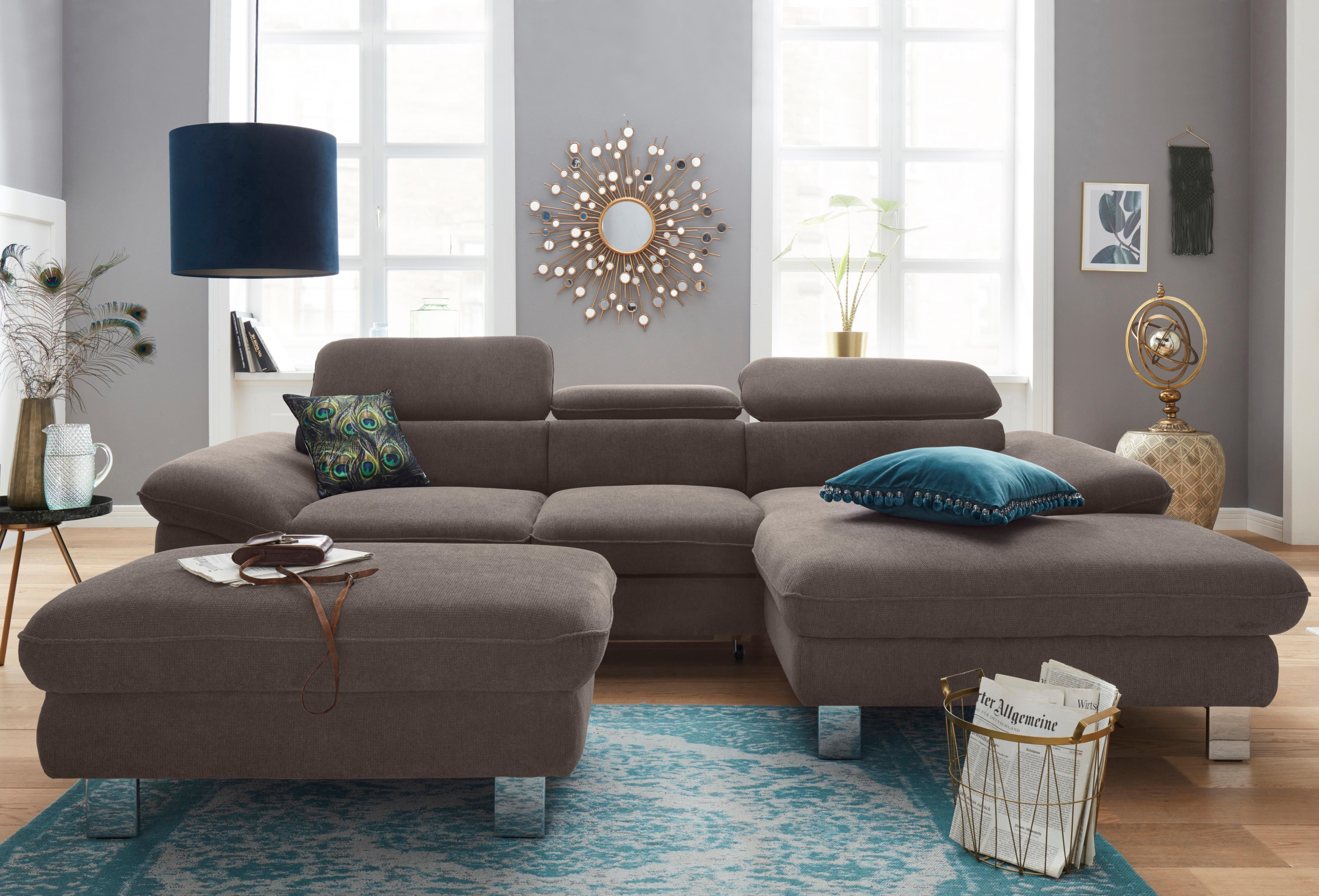 COTTA Ecksofa Driver L-Form, mit Kopfteilverstellung, günstig online kaufen