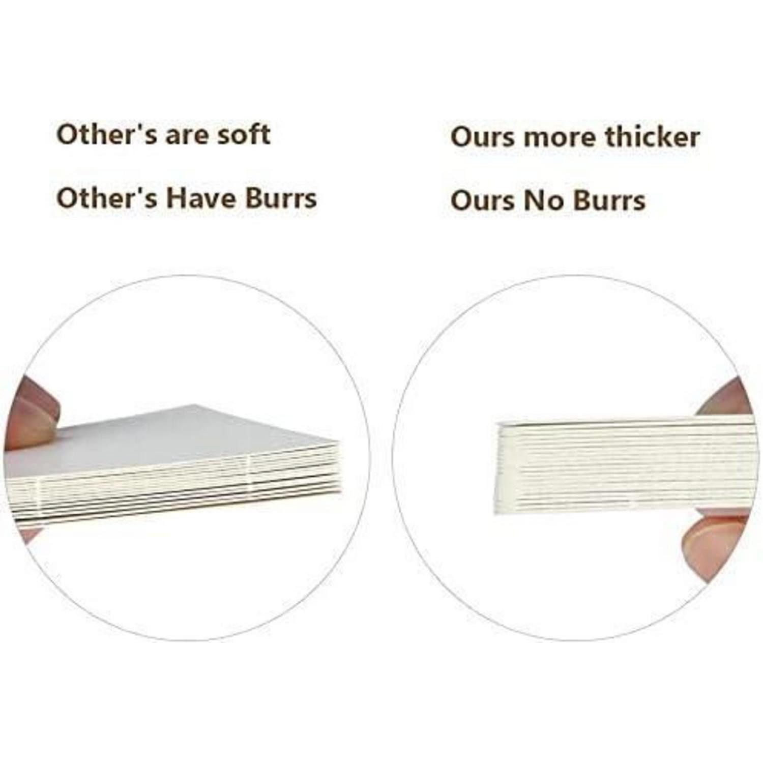 LuxusKollektion Packpapier Geschenkanhänger Kraftpapier Juteschnur Hochzeit Taufe Weiß 50 Stück – Bild 3 von 5