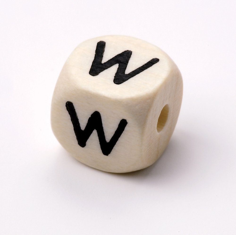 Bastelperlen Test Bastelperlen Schnulli-Buchstaben-Würfel