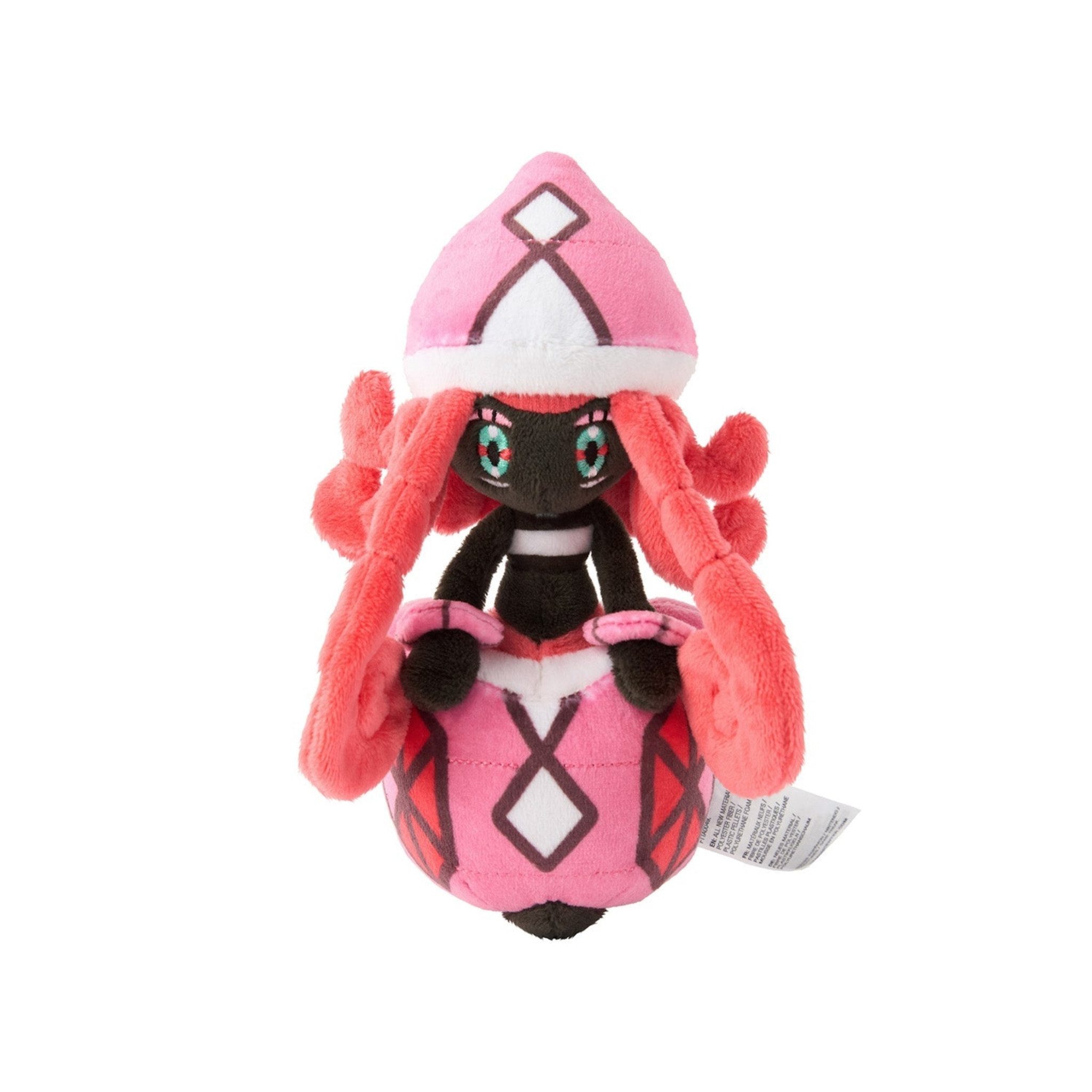 Pokémon Center Plüschfigur Pokemon Kapu-Fala Kuscheltier - 16 cm Plüschtier Tapu Lele