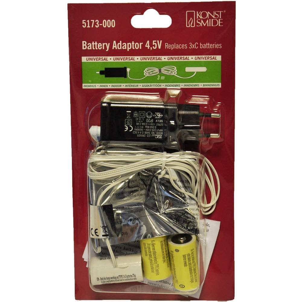 KONSTSMIDE Lichterkette 5173-000 Netzadapter für Batterieartikel Innen netzbetrieben