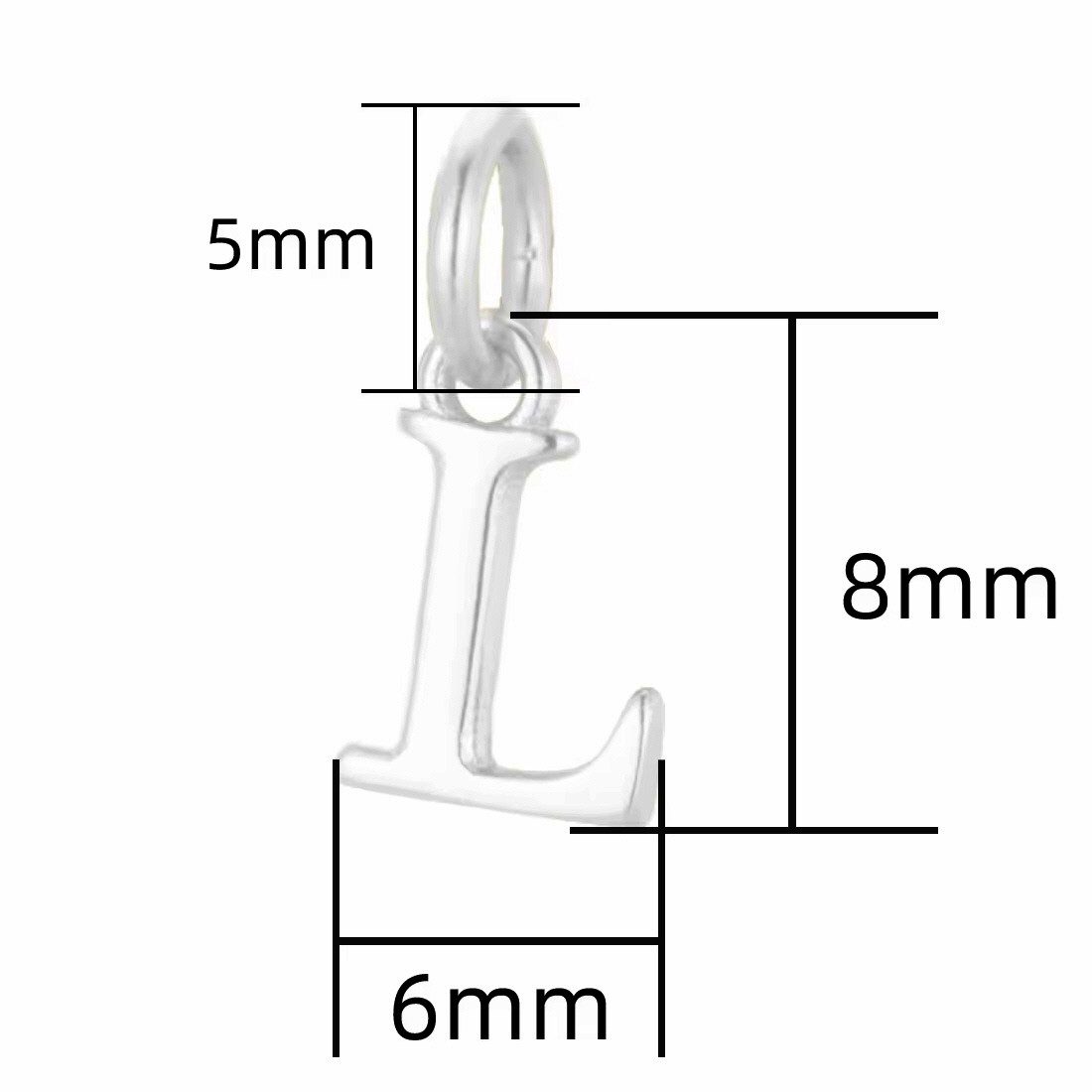 ELLAWIL Silberkette Buchstabenanhänger " L " Halskette mit Buchstaben Anhän günstig online kaufen