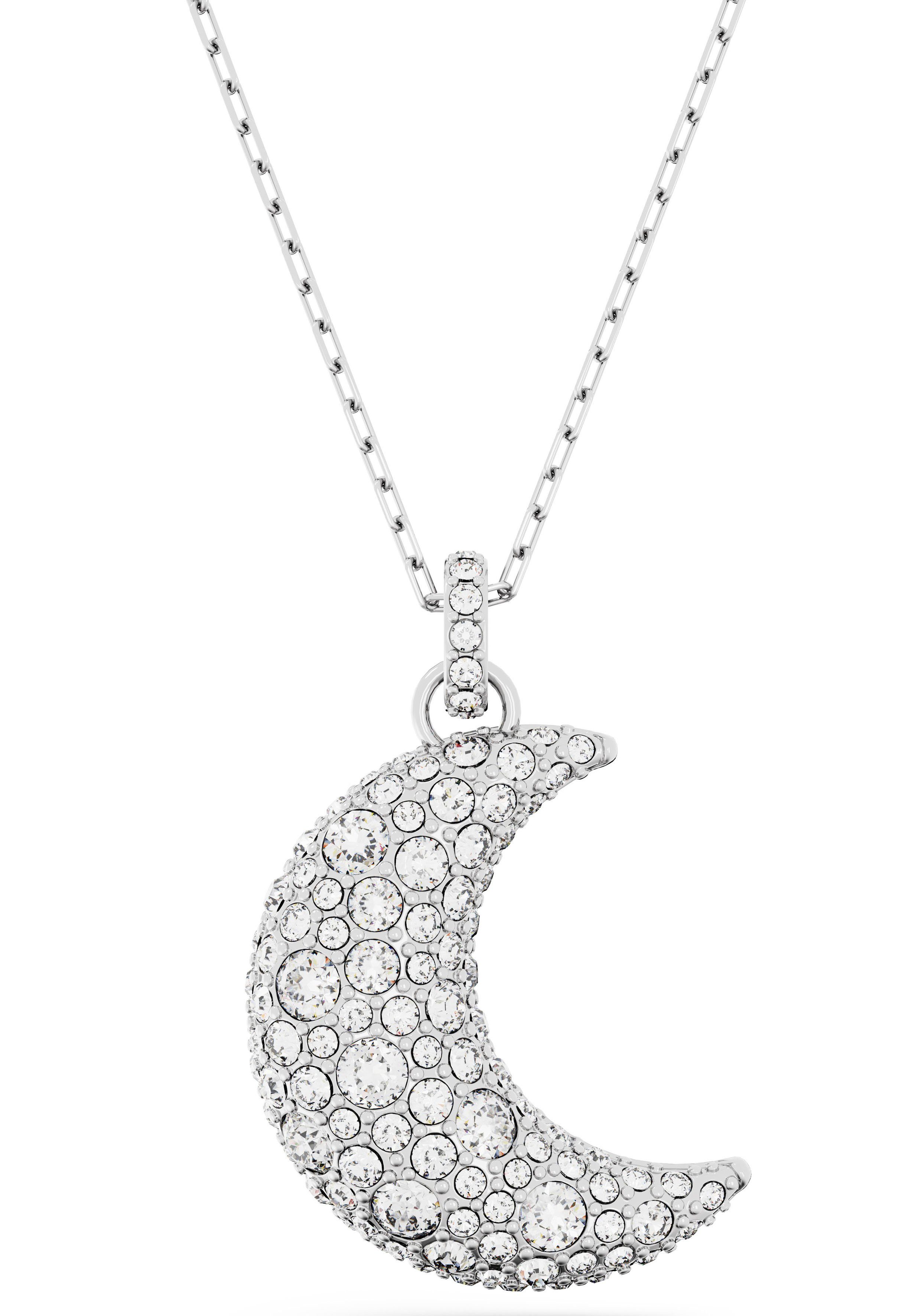 Swarovski Kette mit Anhänger LUNA, HALBMOND, 5666181, mit Swarovski® Kristall