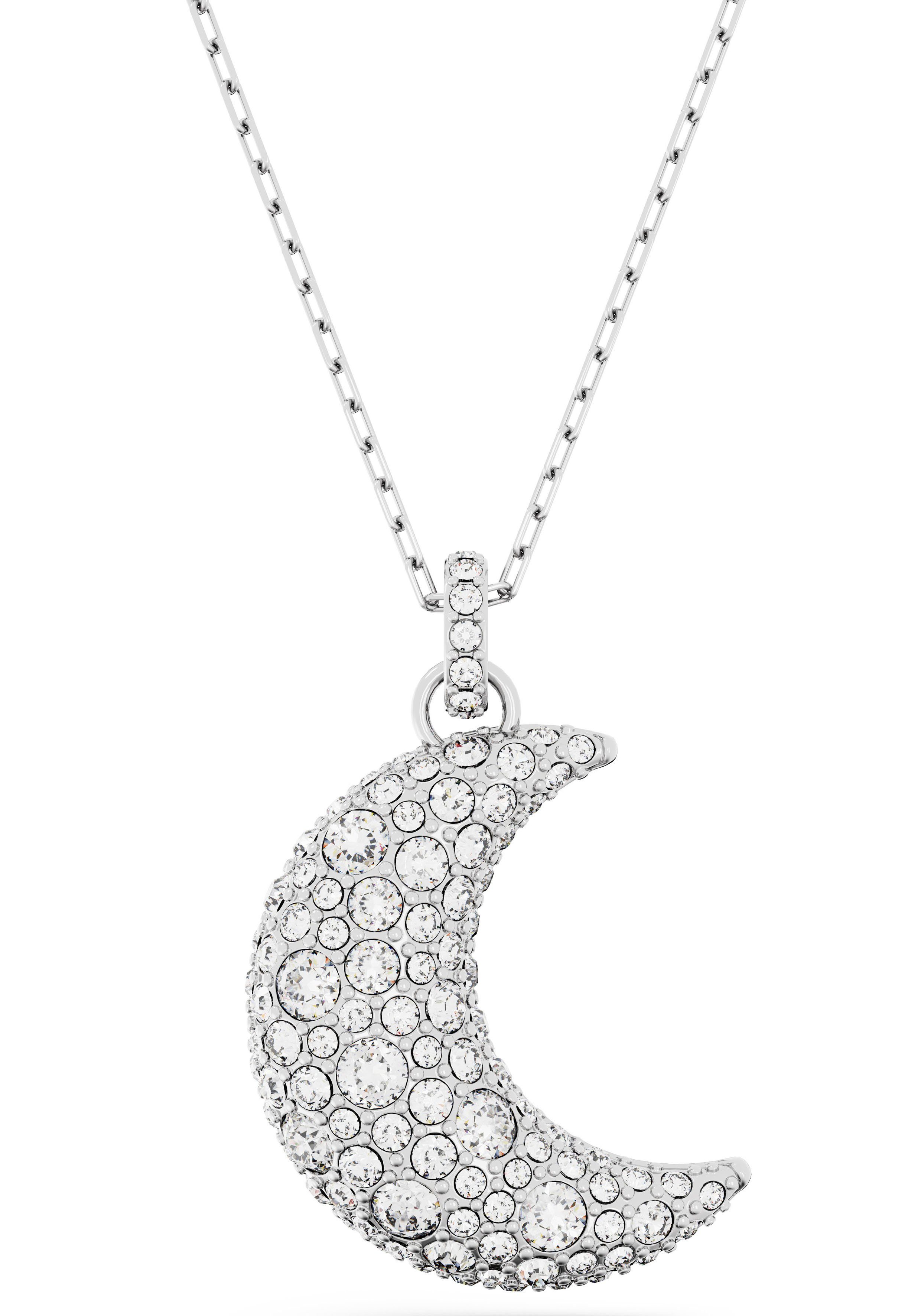 Swarovski Kette mit Anhänger LUNA, HALB...