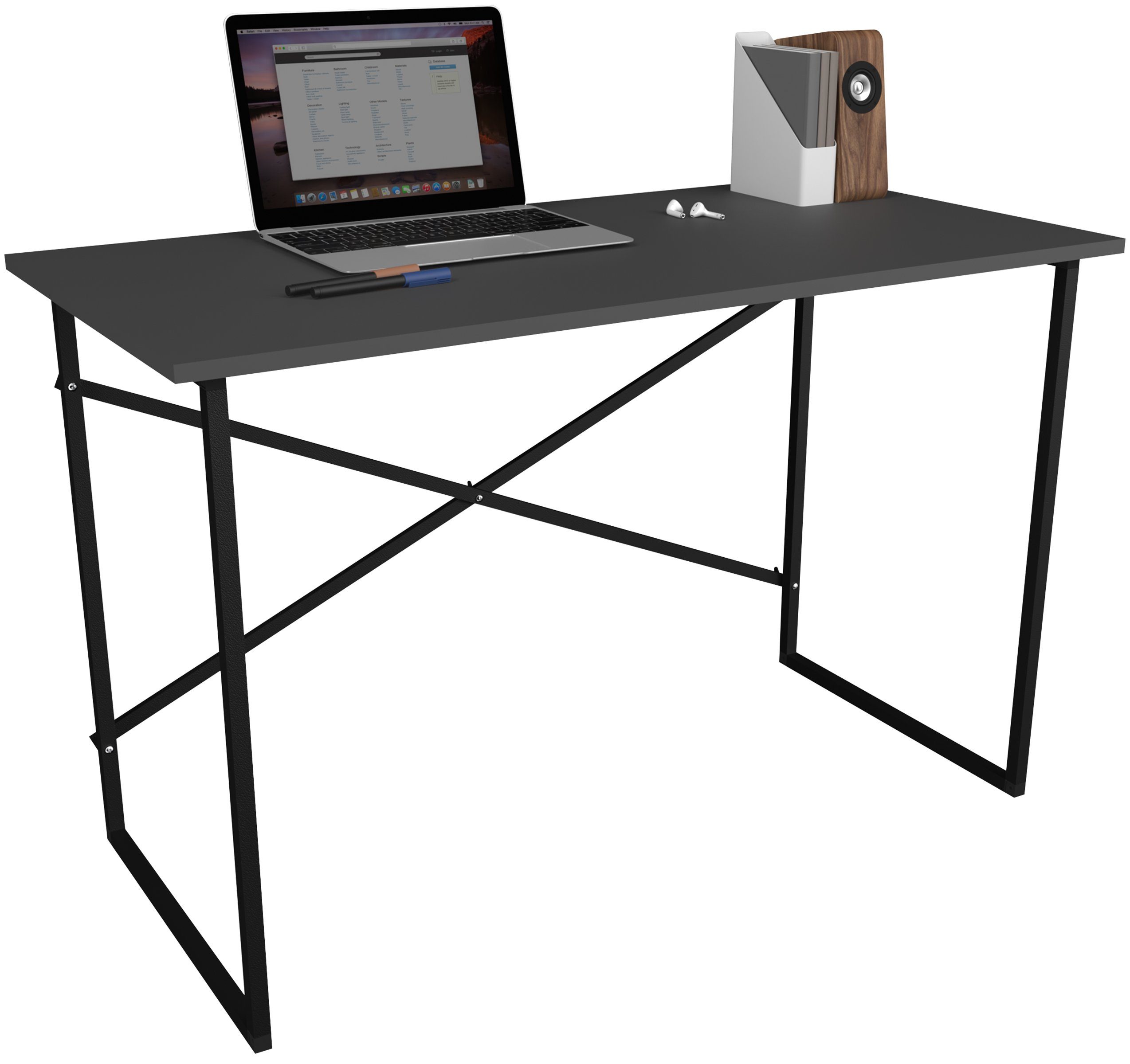 VCM Schreibtisch Industrie Styl Schreibtisch Computertisch günstig online kaufen