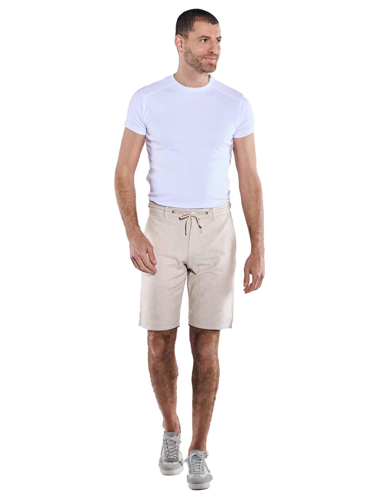 Engbers Bermudas Herren Chino-Bermuda regular, Beige