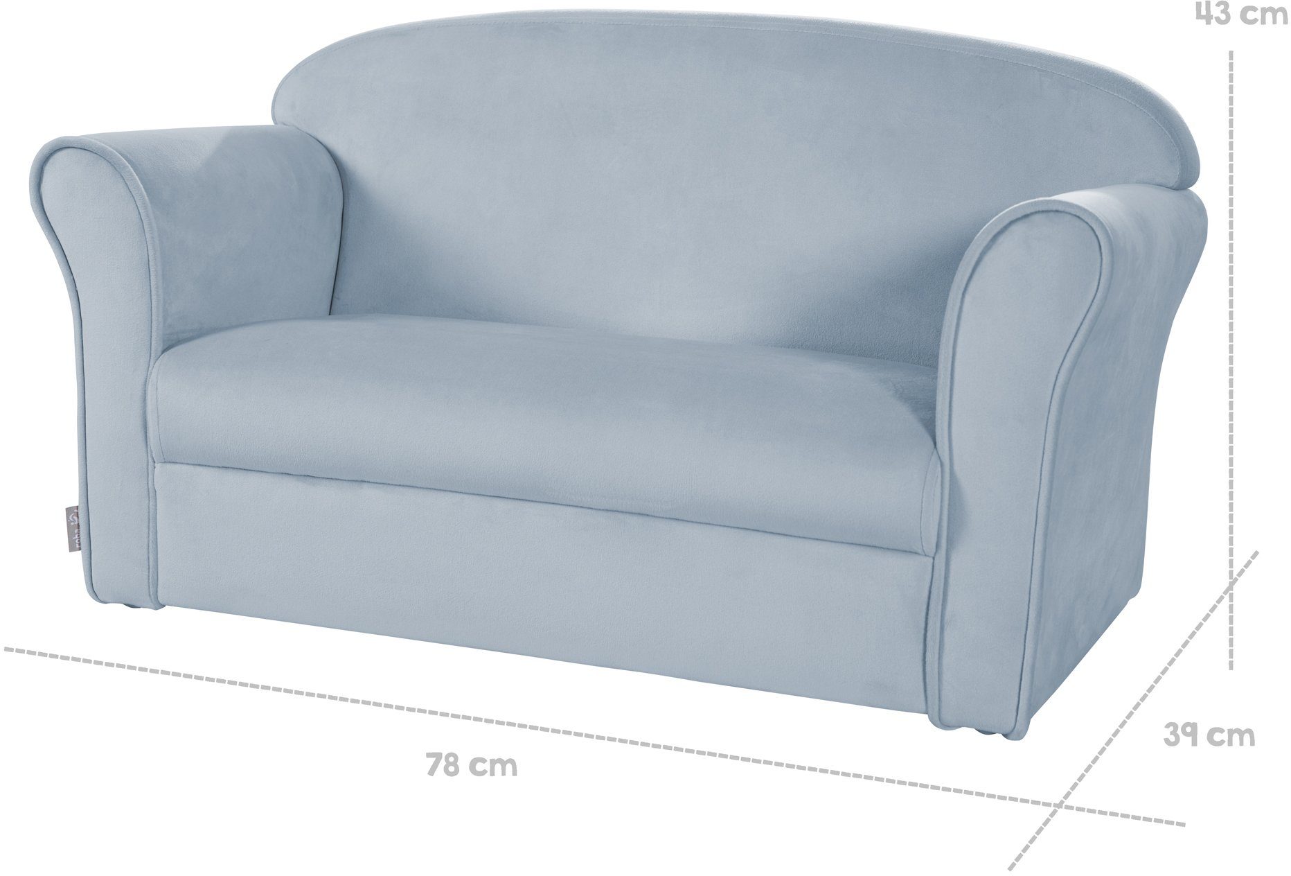 Sofa, mit Lil roba® Sofa Armlehne hellblau/sky