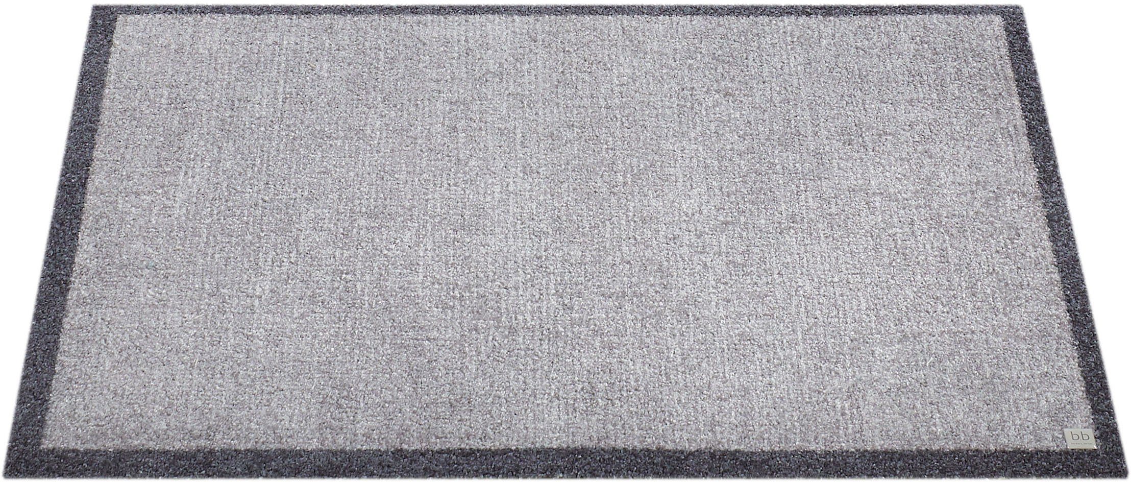 Barbara Becker Fußmatte Protect, Made in Belgium, rechteckig, Höhe: 8 mm, Schmutzfangmatte, antibakterielle Eigenschaft, waschbar, rutschhemmend