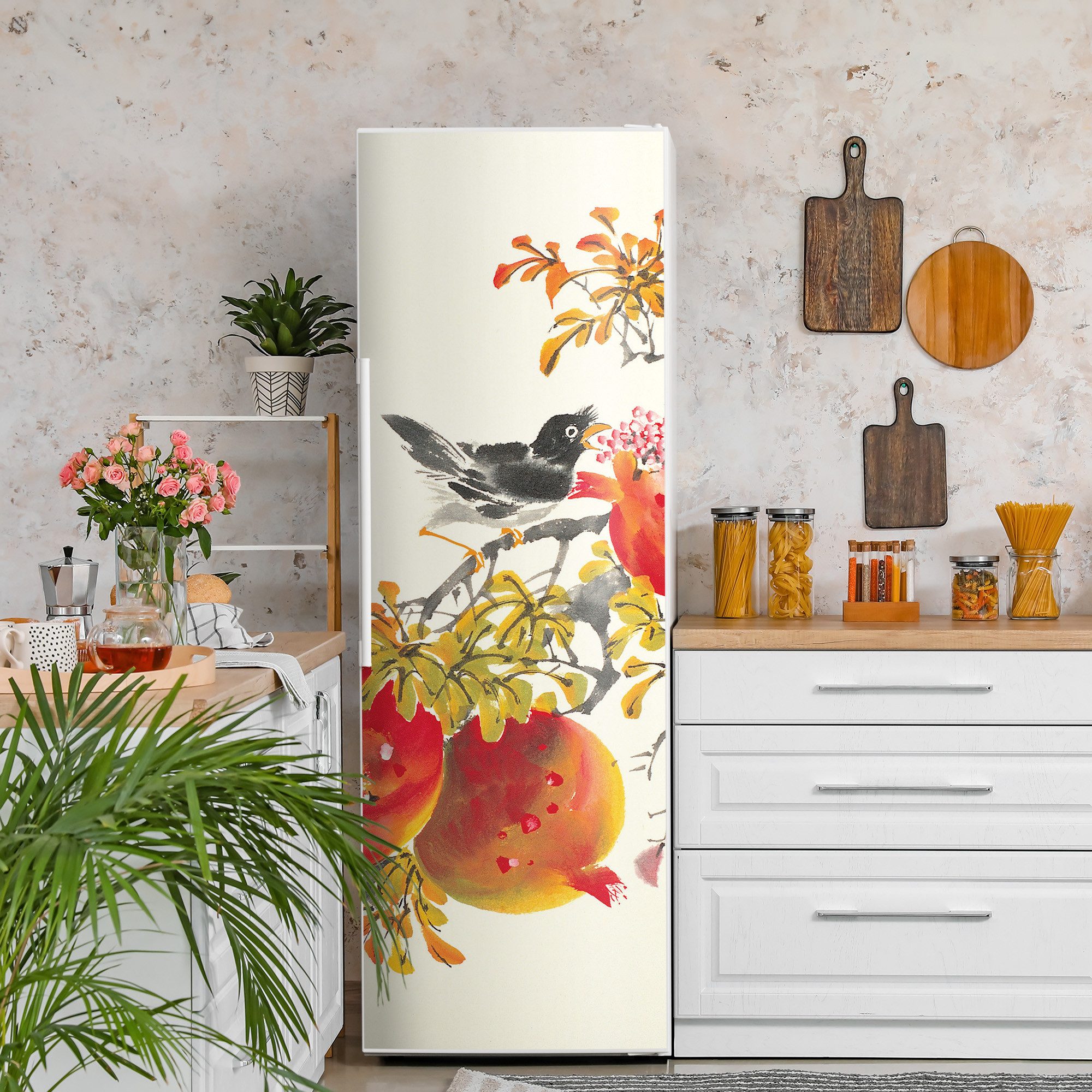 DEQORI Magnetfolie 'Stille Eleganz', Kühlschrank Magnetmatte günstig online kaufen