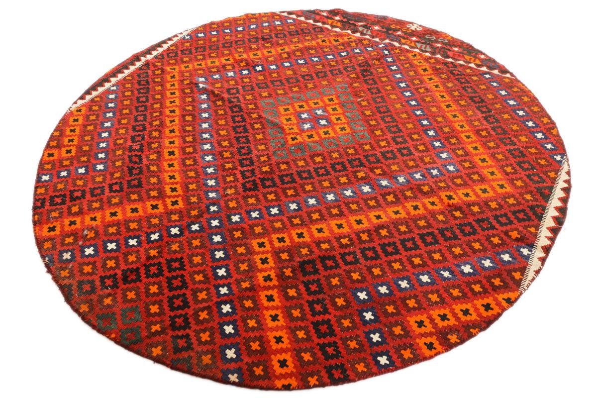 Handgewebter Kelim Antik Orientteppich Nain Höhe: Rund, Orientteppich Trading, 179x186 mm Afghan rund, 3