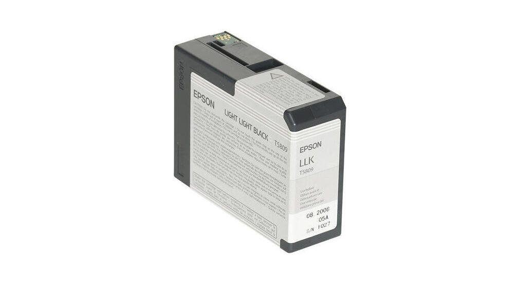 Epson Epson T5809 Druckerpatrone schwarz hell hell Tintenpatrone