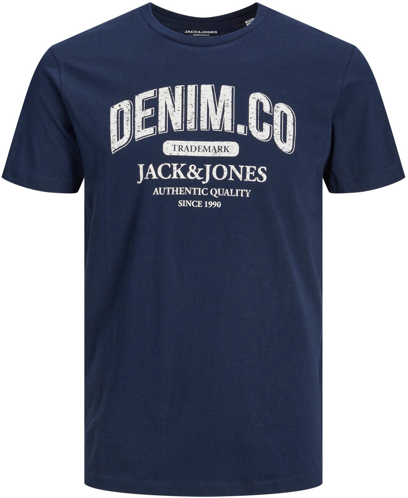 Jack & Jones T-Shirt navy JJEJEANS Junior O-NECK TEE blazer