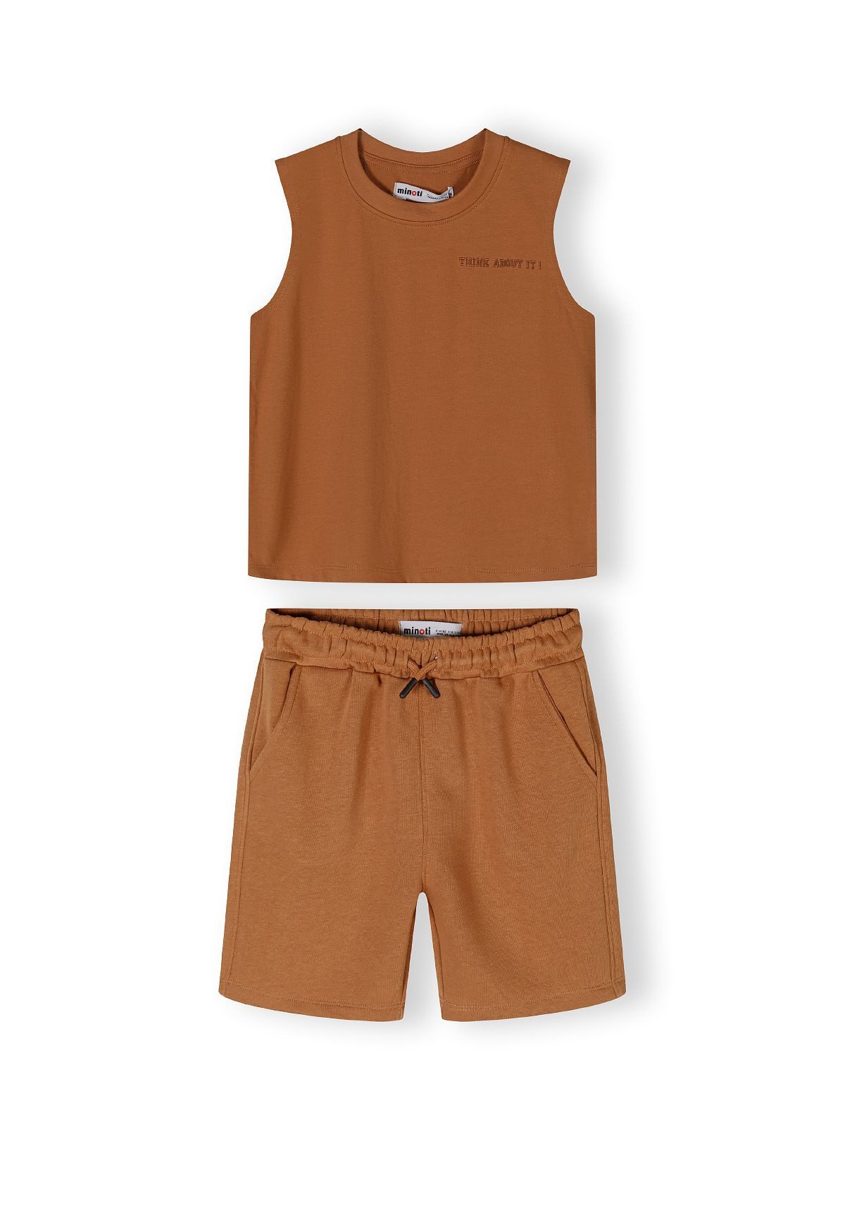 MINOTI Sweatanzug Ärmelloses T-Shirt und Shorts-Set (3y-14y)