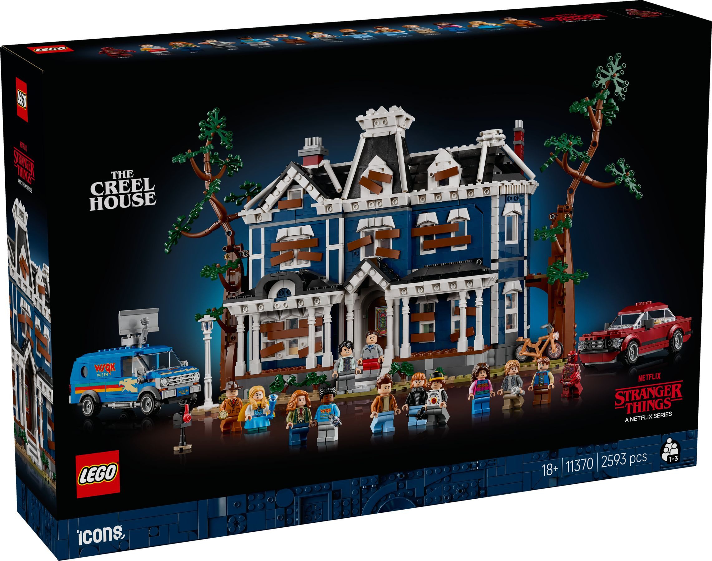 LEGO® Stranger Things 11370 Stranger Things: The Creel House Konstruktionsspielsteine, (Set, 2593 Teile)