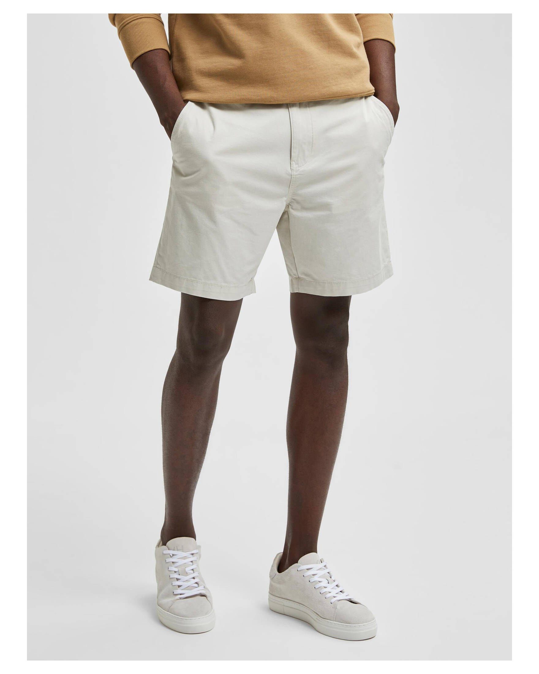 SELECTED HOMME Herren offwhite Shorts Shorts (1-tlg) (20)