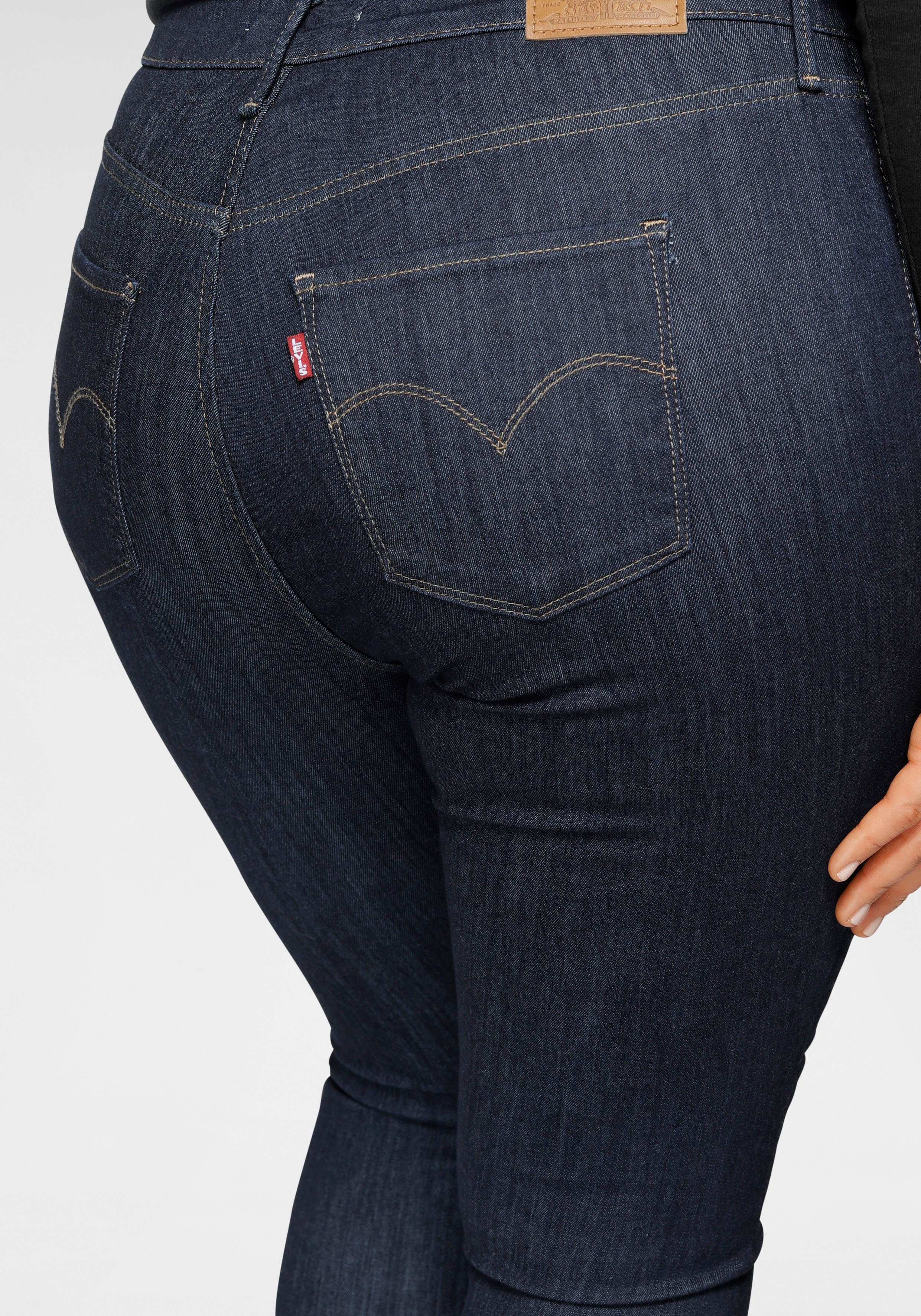 mit rinsed Plus High-Rise Levi's® Skinny-fit-Jeans hoher 720 Leibhöhe