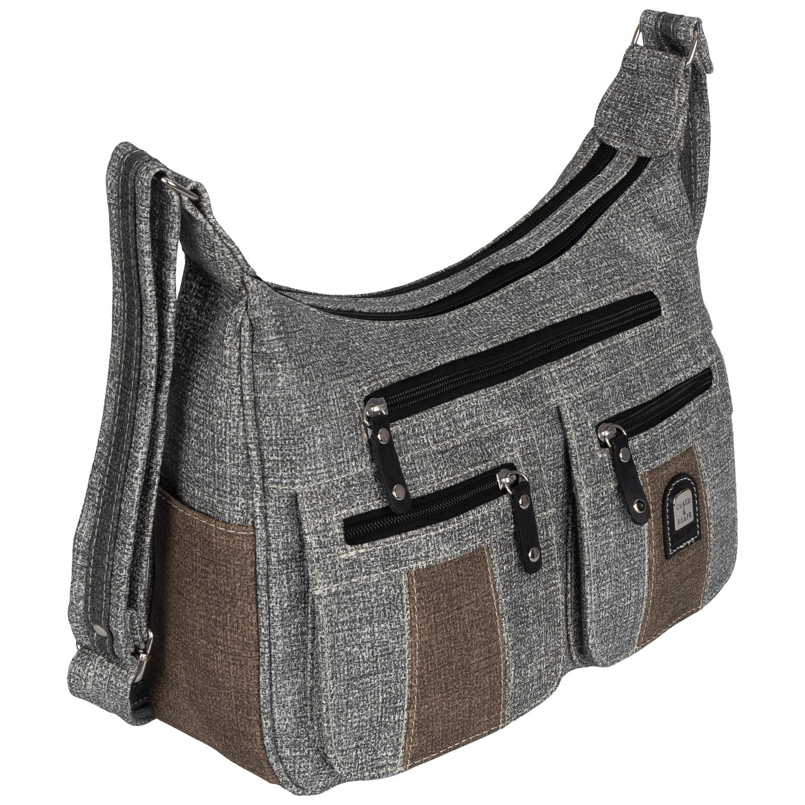 Umhängetasche Damen Tasche Schultertasche Umhängetasche Leder Optik Handtasche