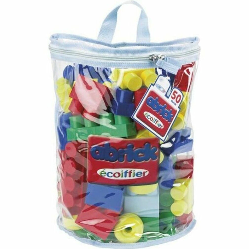Ecoiffier Maxi Abrick : Beutel mit 50 Blöcken Konstruktions-Spielset, (Packung)