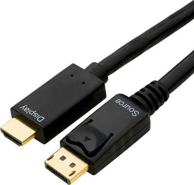 CSL DisplayPort, HDMI Kabel, mehrfach geschirmt, verschiedene Längen Audio- & Video-Kabel, DisplayPort, HDMI, DisplayPort, HDMI (500 cm)