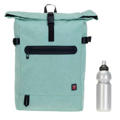 ELEPHANT Rucksack Freizeitrucksack Damen Herren AllDay Daypack, Geheimfach A4 Laptop Tasche + Trinkflasche