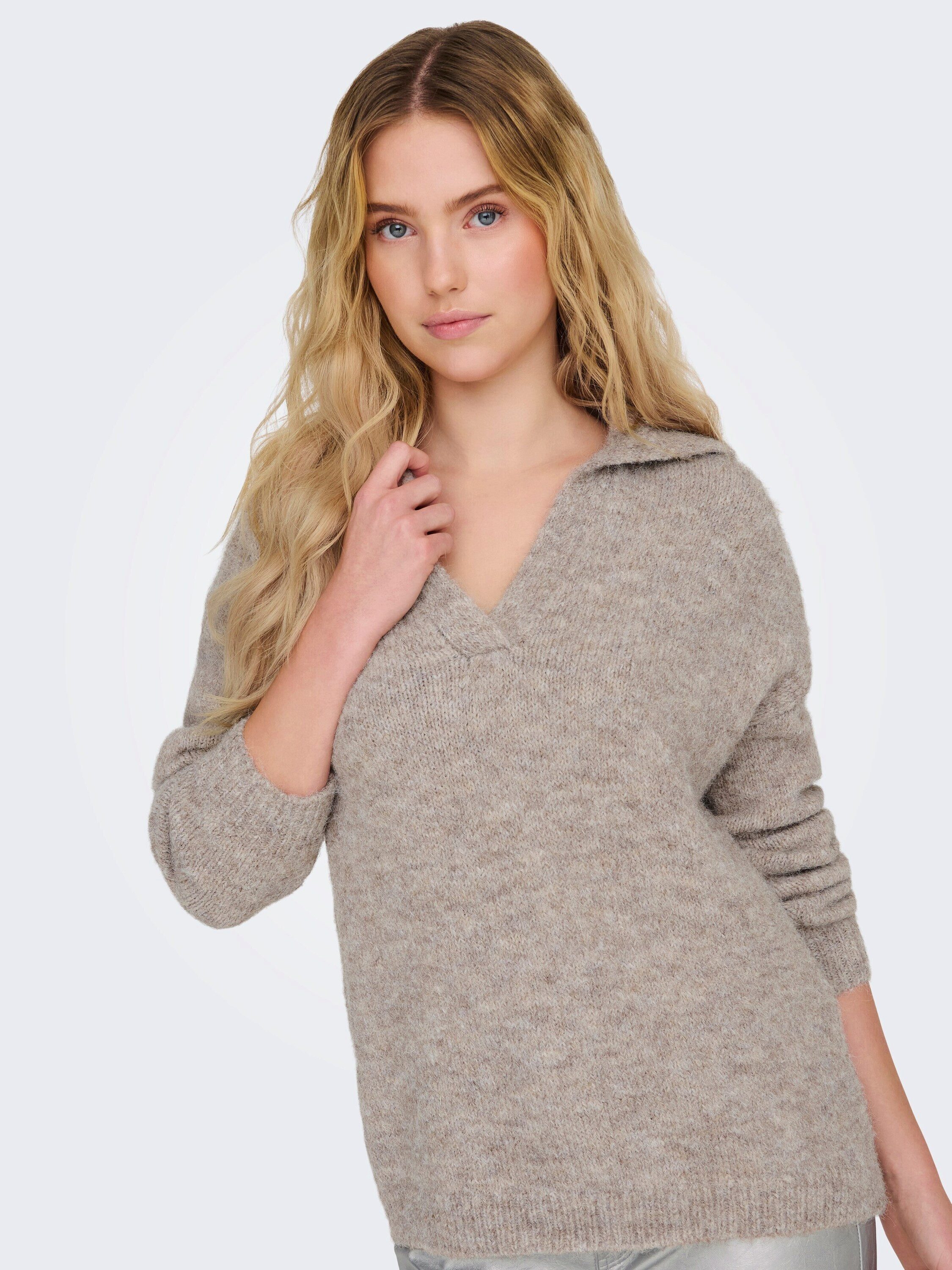ONLY Strickpullover ONLMaggie (1-tlg) Plain/ohne Details