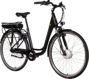 SAXONETTE E-Bike City Plus, 7 Gang, Nabenschaltung, Frontmotor, 468 Wh Akku, (mit Akku-Ladegerät)