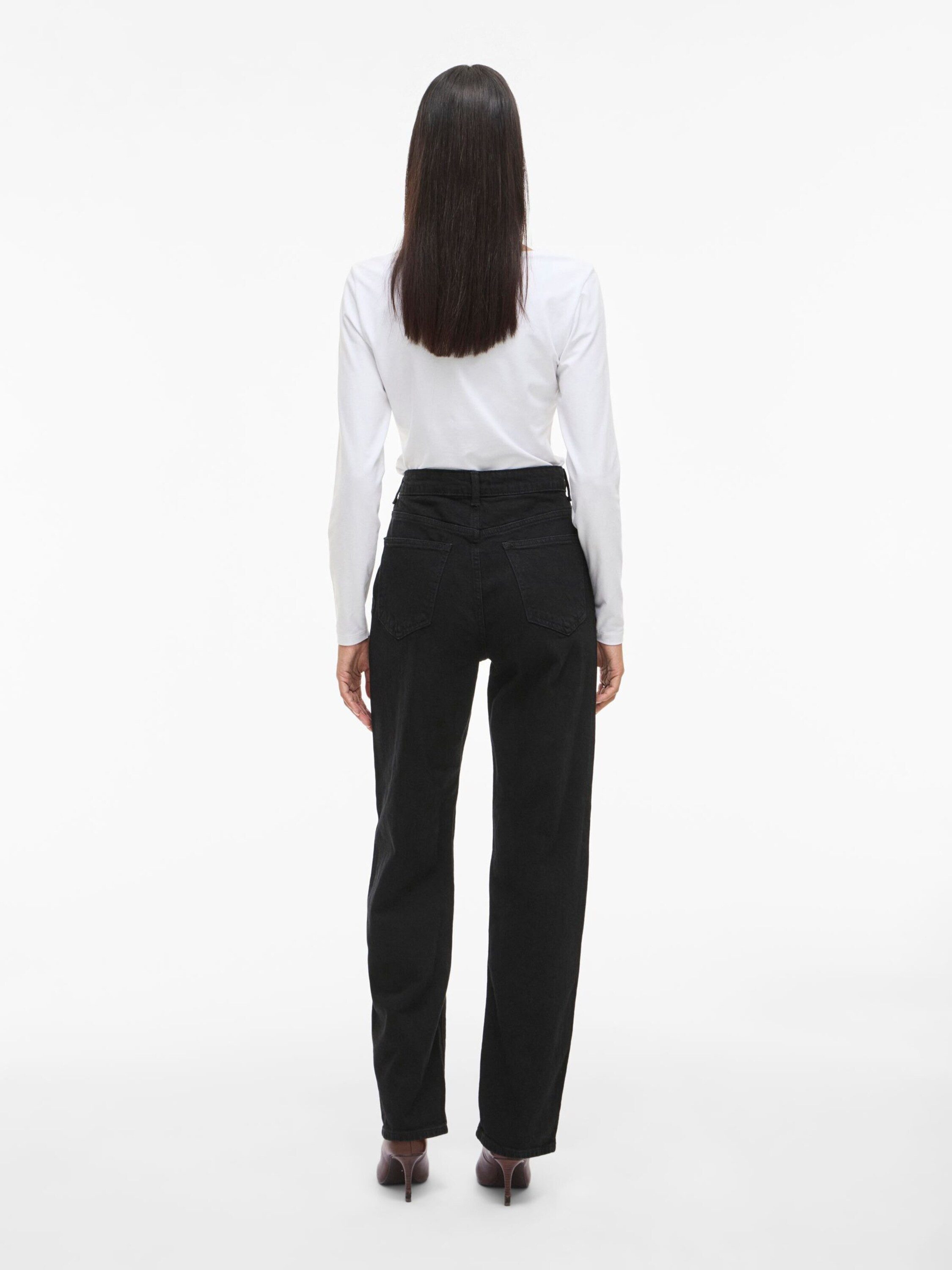Vila Loose-fit-Jeans VIKelly (1-tlg) Plain/ohne Details