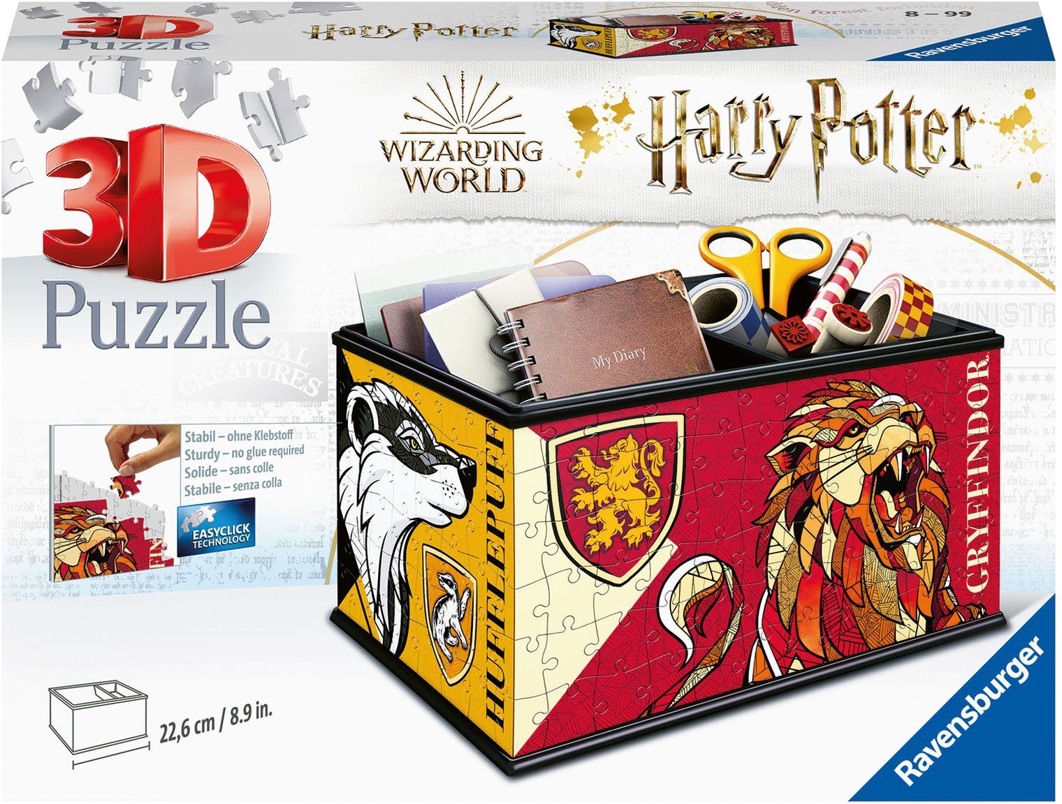 Ravensburger 3D пазлы Aufbewahrungsbox Harry Potter, 216 Пазлыteile, FSC® - schützt Wald - weltweit; Made in Europe