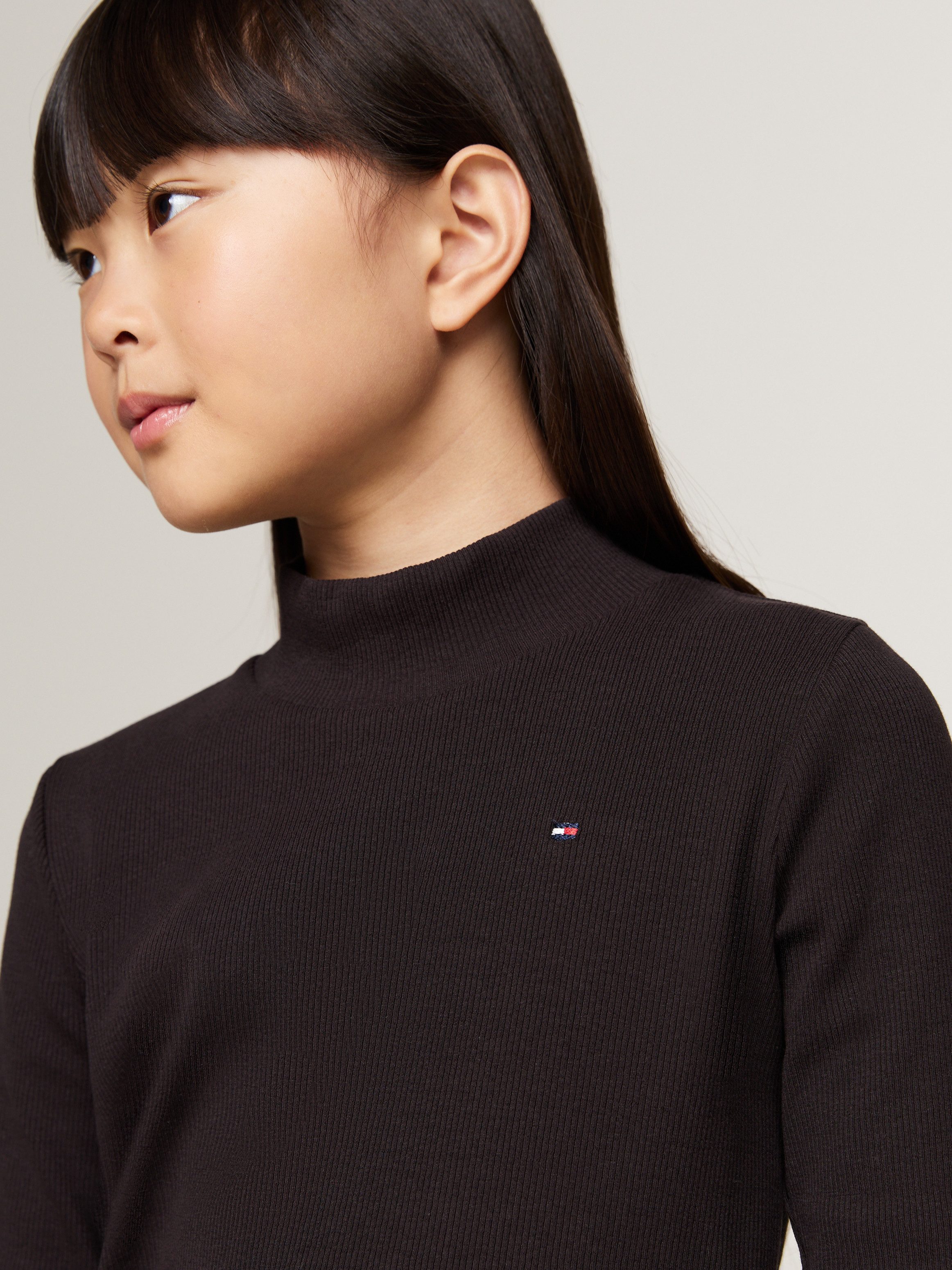 Tommy Hilfiger Langarmshirt MOCK NECK RIB günstig online kaufen