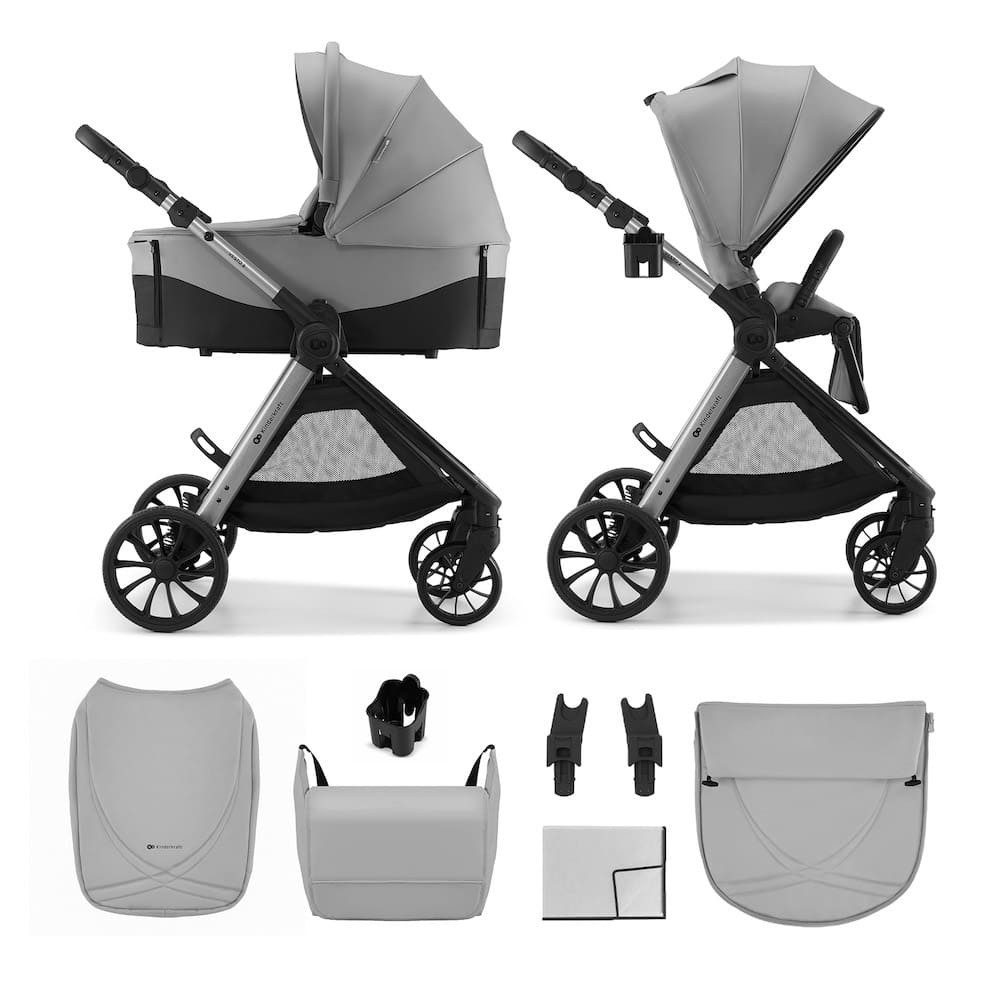 Kinderkraft Kombi-Kinderwagen VESTO 2 2in1 Kombikinderwagen