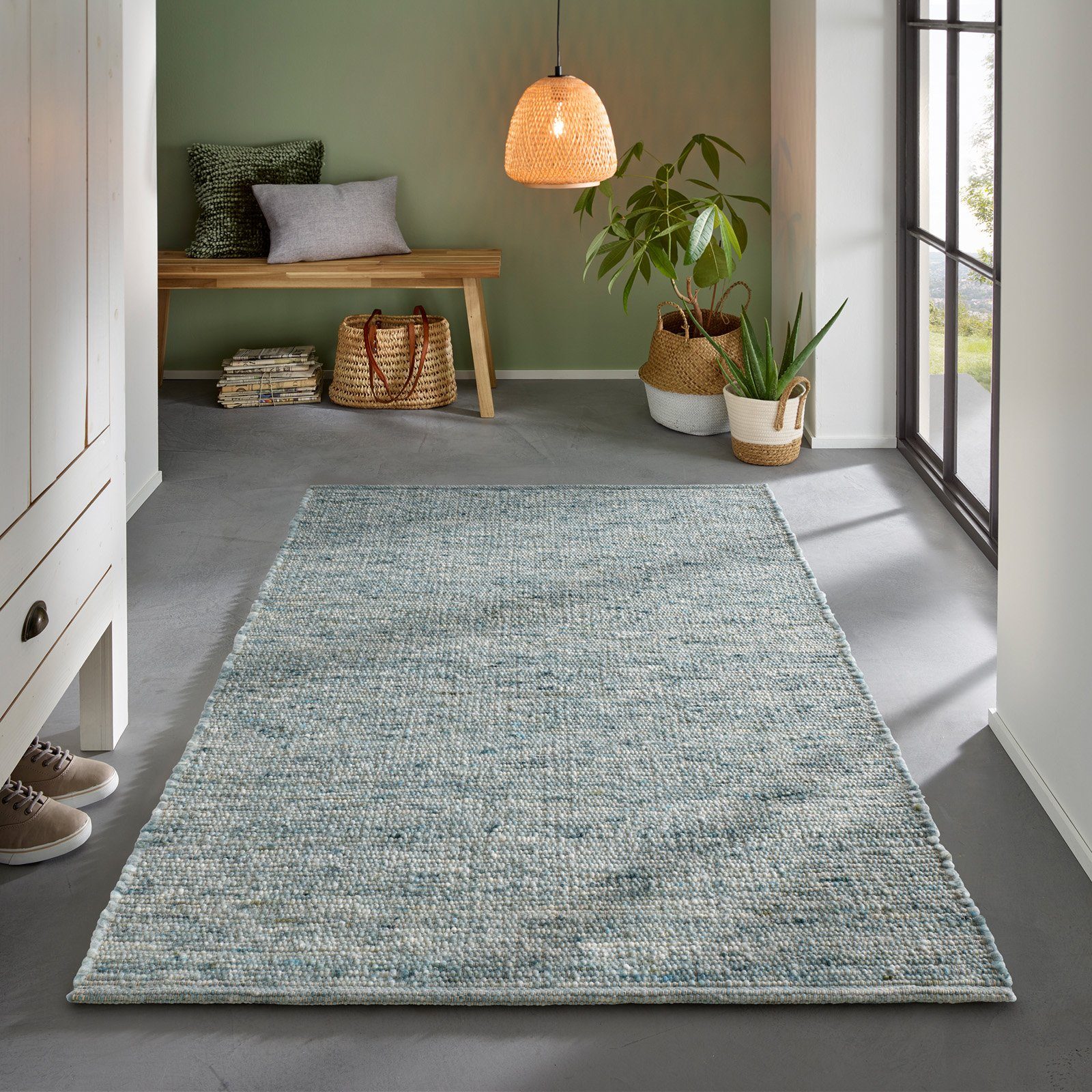 TaCa Home Wollteppich Wollteppich frei von günstig online kaufen