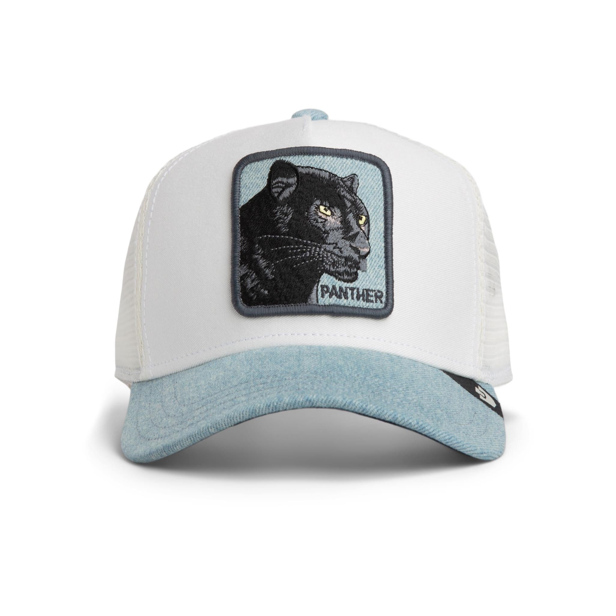 GOORIN Bros. Trucker Cap Goorin Bros. Denim Panther Trucker Cap Light Denim (Basecap, Basecap, Trucker Kappe, Meshcap)