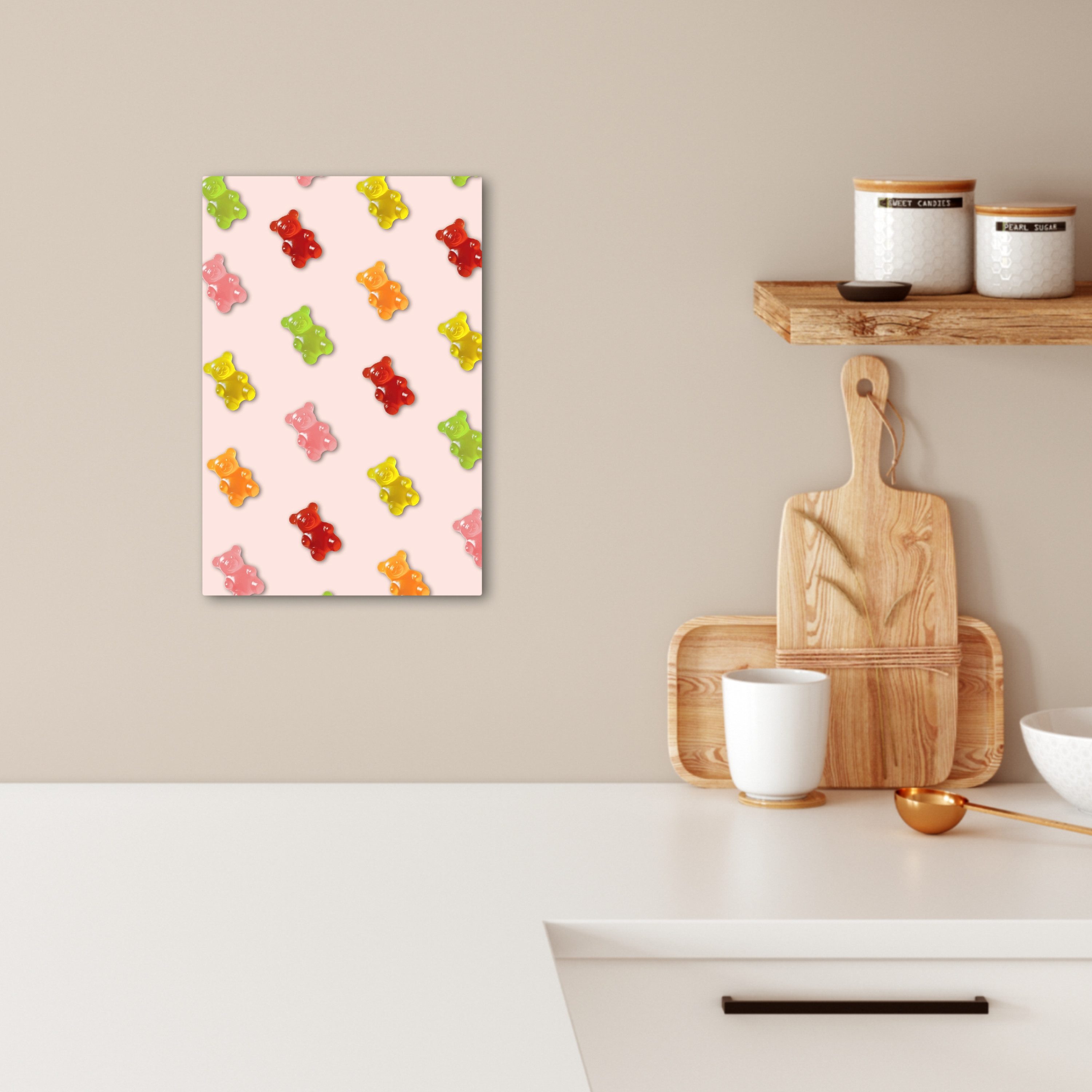 OneMillionCanvasses® Leinwandbild Farbe - Gummibärchen - günstig online kaufen