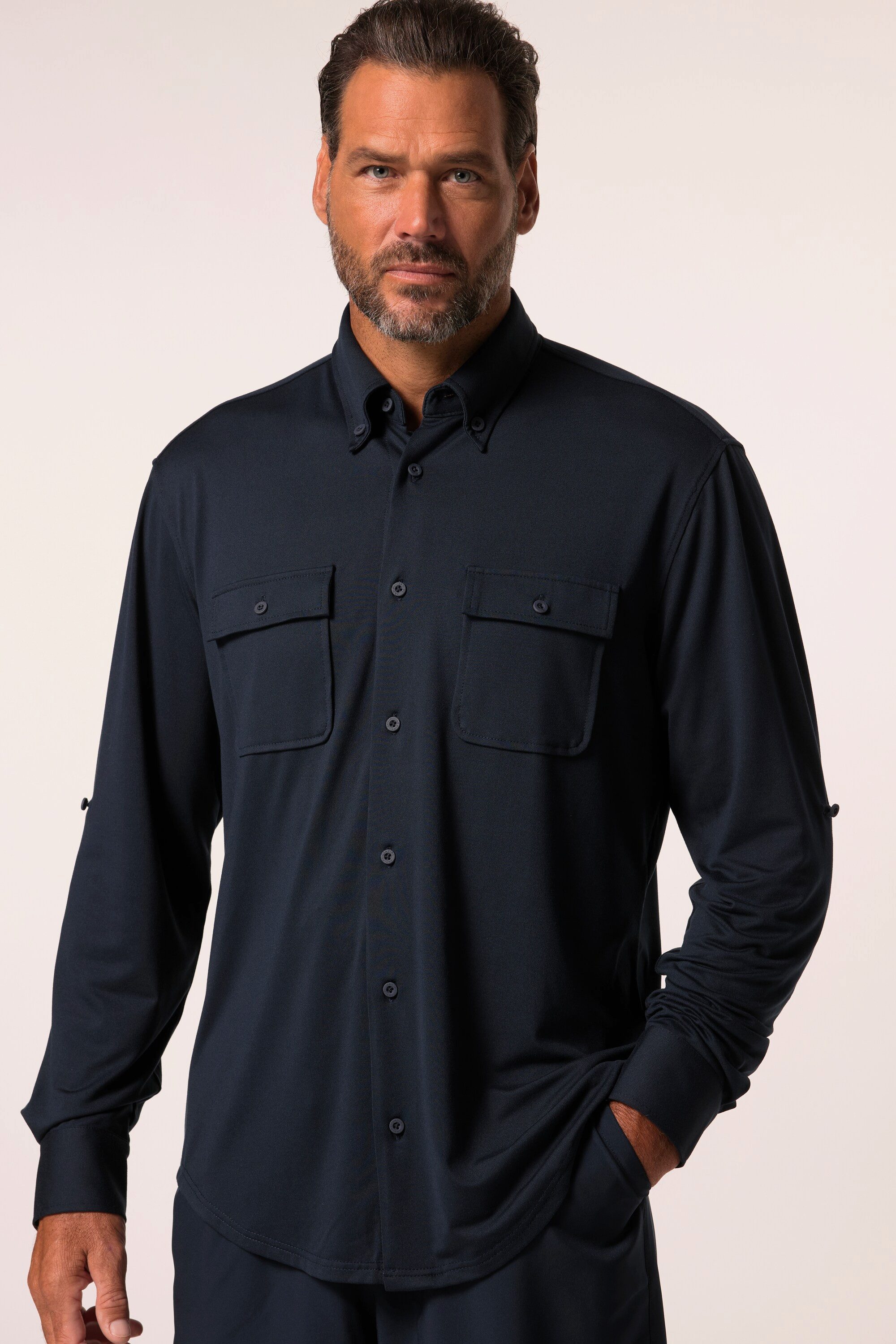 JP1880 Businesshemd Hemd Outdoor FLEXNAMIC® UV-Schutz Langarm