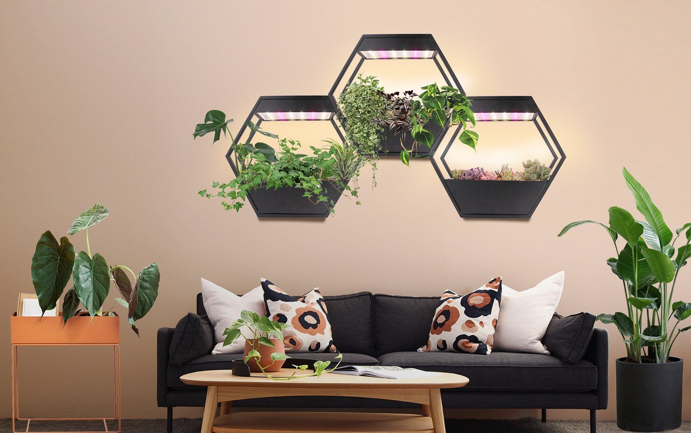 Northpoint Pflanzenlampe LED Pflanzenlampe Pflanzenleuchte Gewächslampe Metallgestell 12W