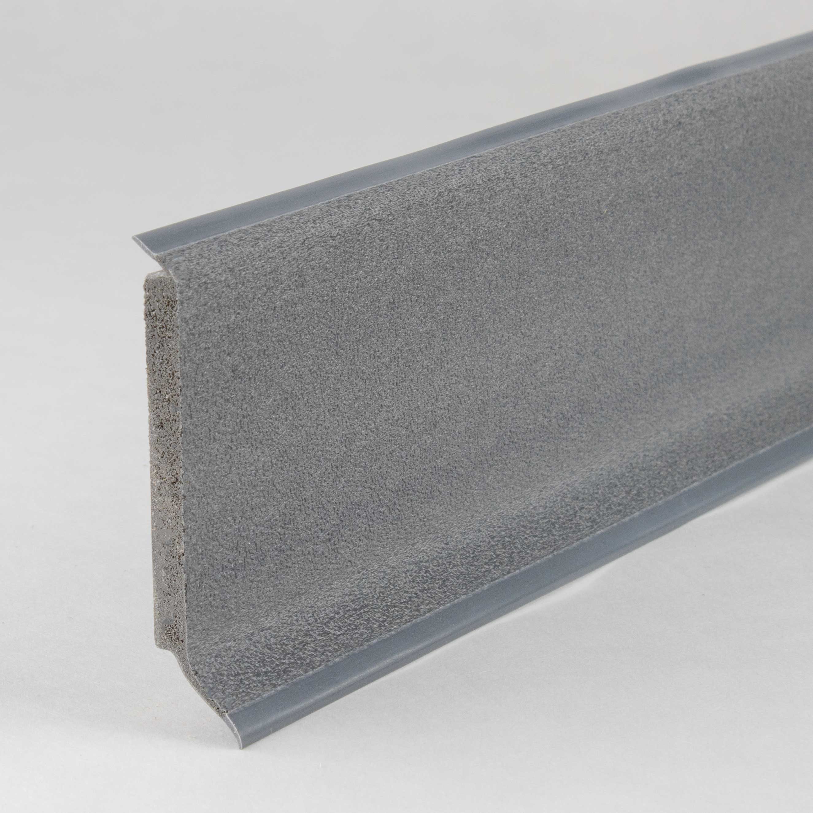 PROVISTON Sockelleiste 12.8 x 60 x 2500 mm Fußleiste Kunststoff PVC Hartschaum by PROVISTON, L: 250 cm, Spar-Set, 5-St.