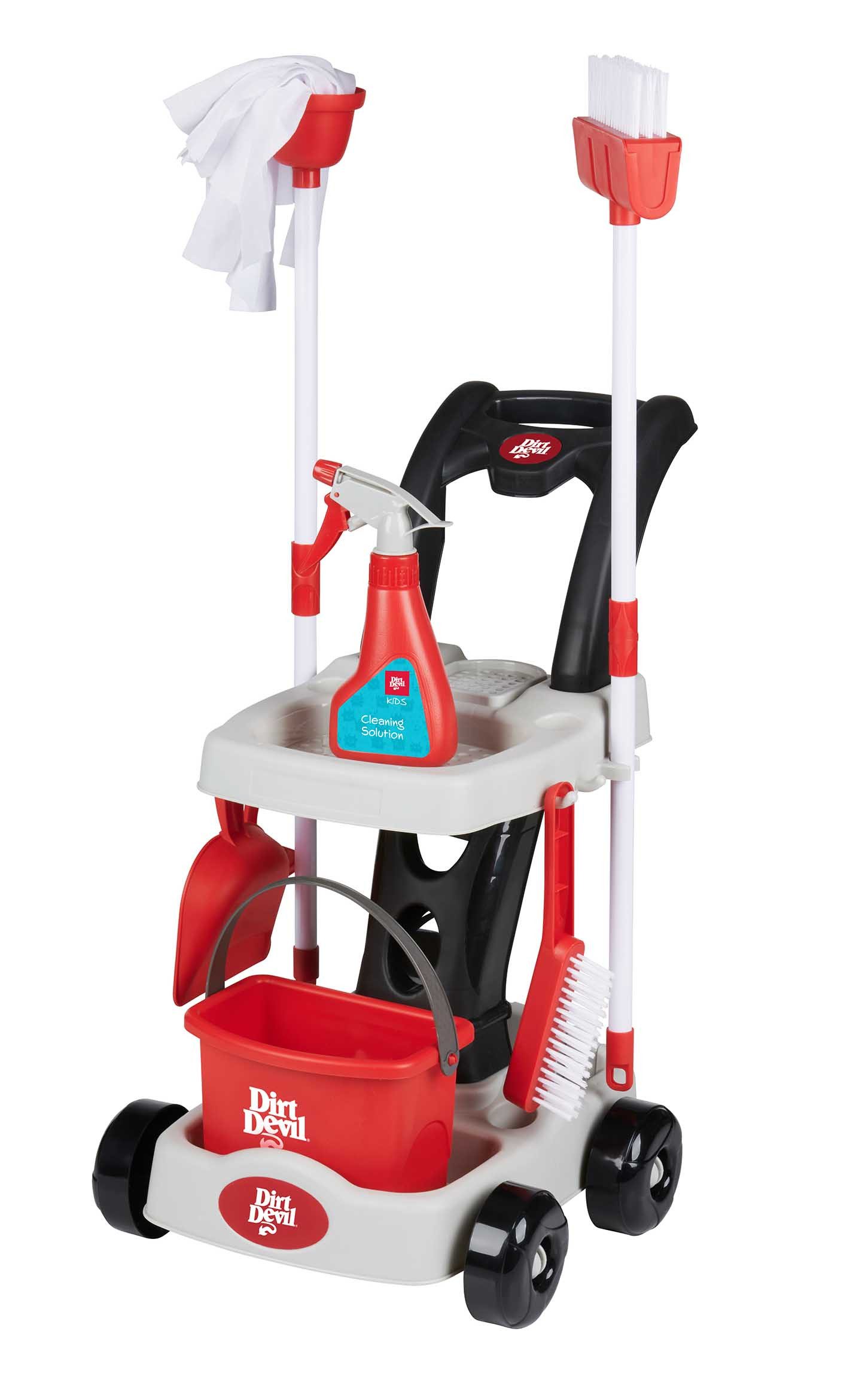 DIRT DEVIL Kinder-Putzwagen Reinigungswagen für Kinder mit Zubehör