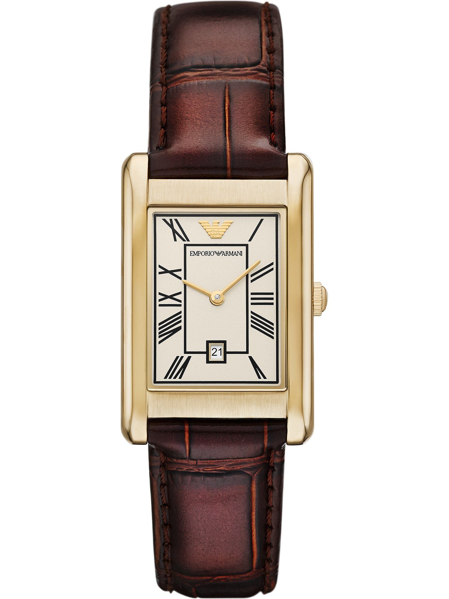 Emporio Armani Quarzuhr Emporio Armani Herren-Uhren Analog Quarz, Klassikuh günstig online kaufen