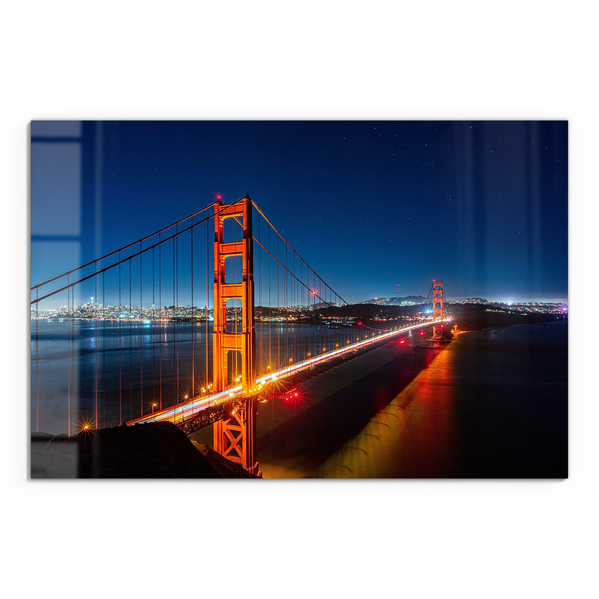 DEQORI Glasbild 'San Francisco bei Nacht', günstig online kaufen