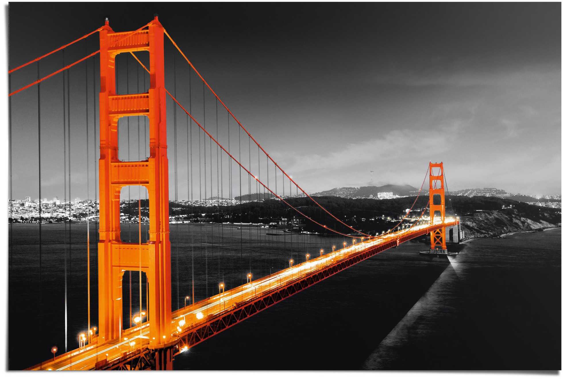 Beliebtester Artikel in unserem Geschäft Reinders! Poster San Fransisco Golden Gate St) (1 Brücke