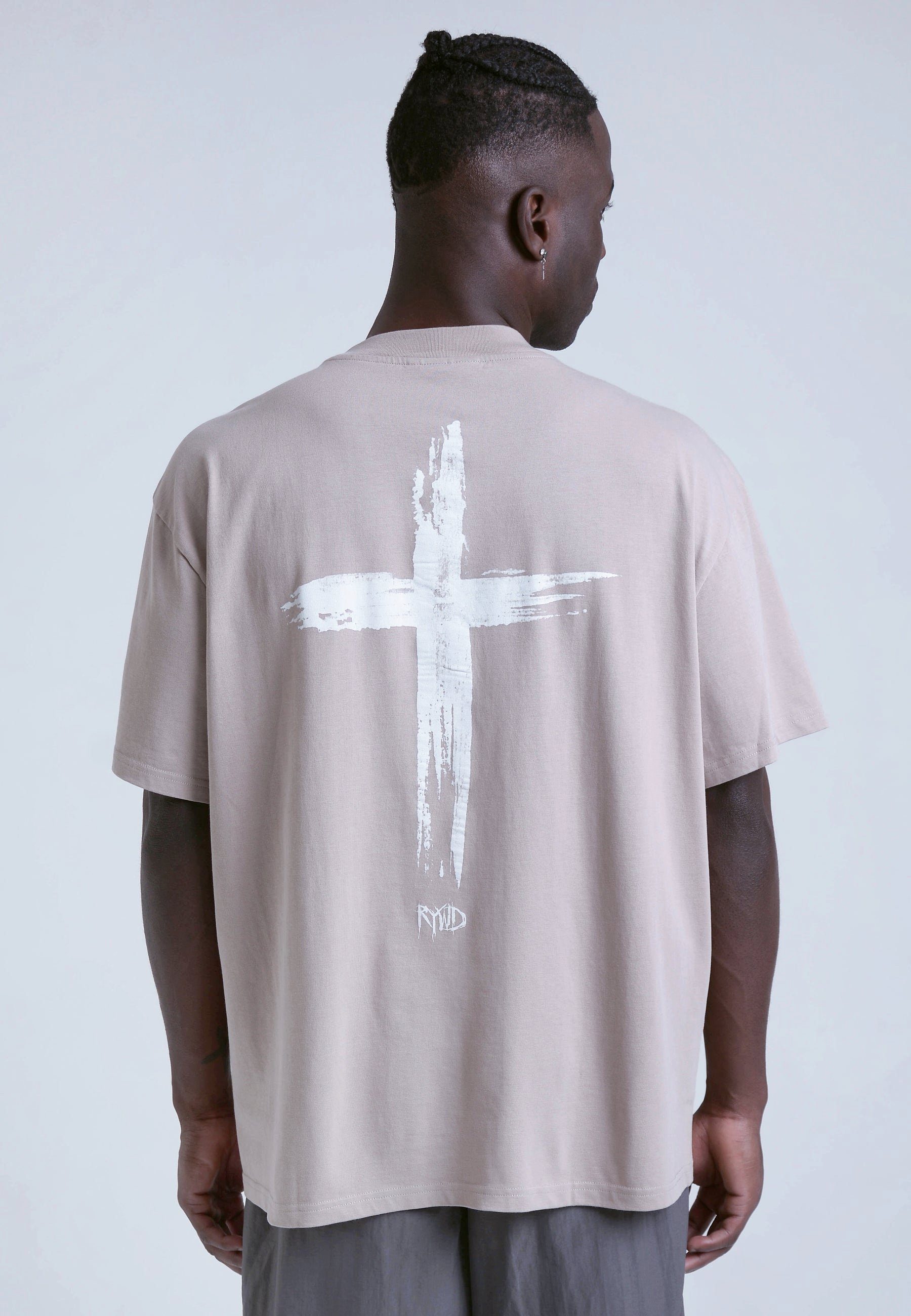 T-Shirt will you - die Remember T-Shirt Beige RYWD Cross