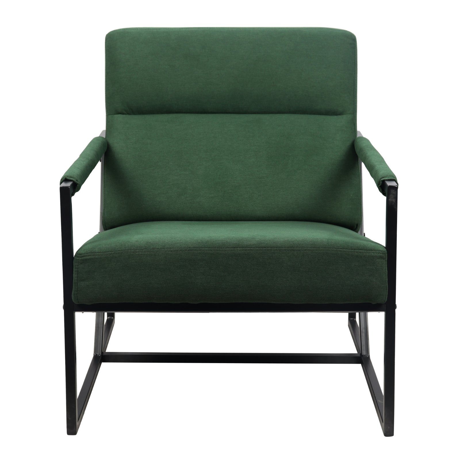 SVITA Cocktailsessel CHRIS, Loungesessel mit Armlehnen, Stoffbezug, Dunkelg günstig online kaufen