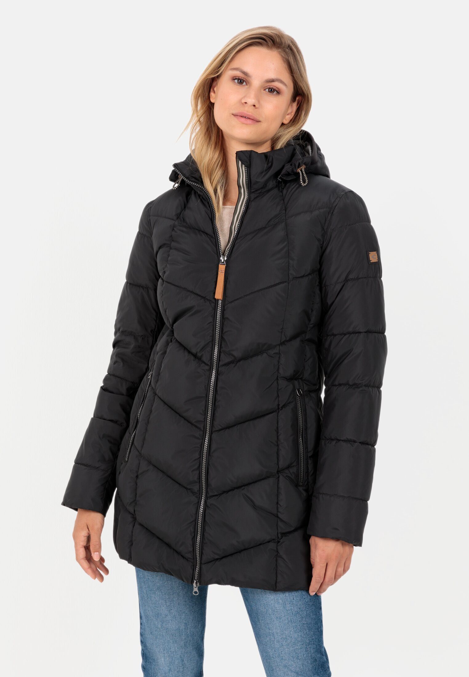 Steppmantel aus recyceltem Polyester