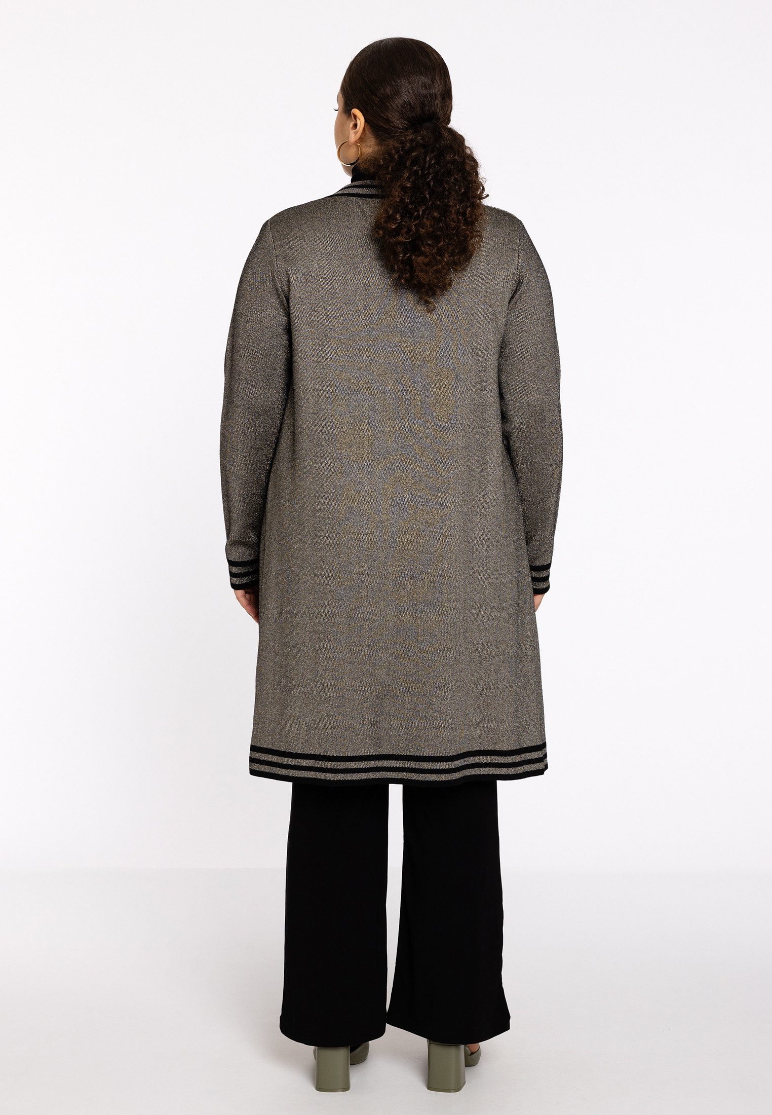 YOEK Cardigan Damen Strickjacke mit Druck