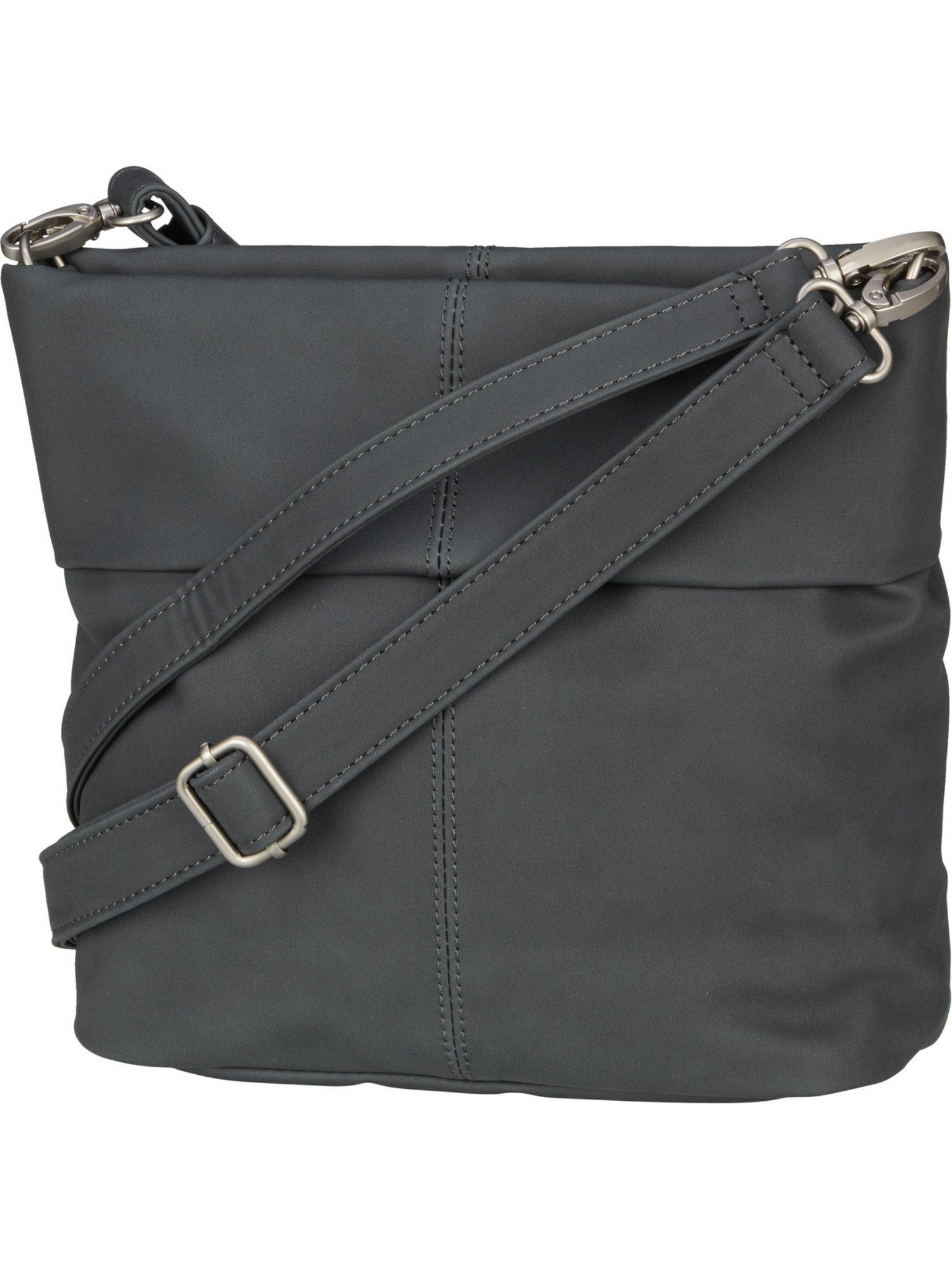 Umhängetasche Beuteltasche Mademoiselle Velours/Ash M8, Zwei